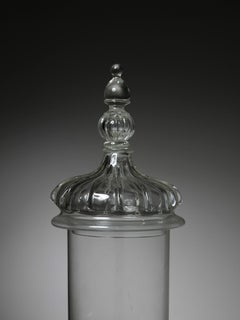 Large Murano Glass Jar Attributed to Vetreria Vistosi, Italy, 1950s