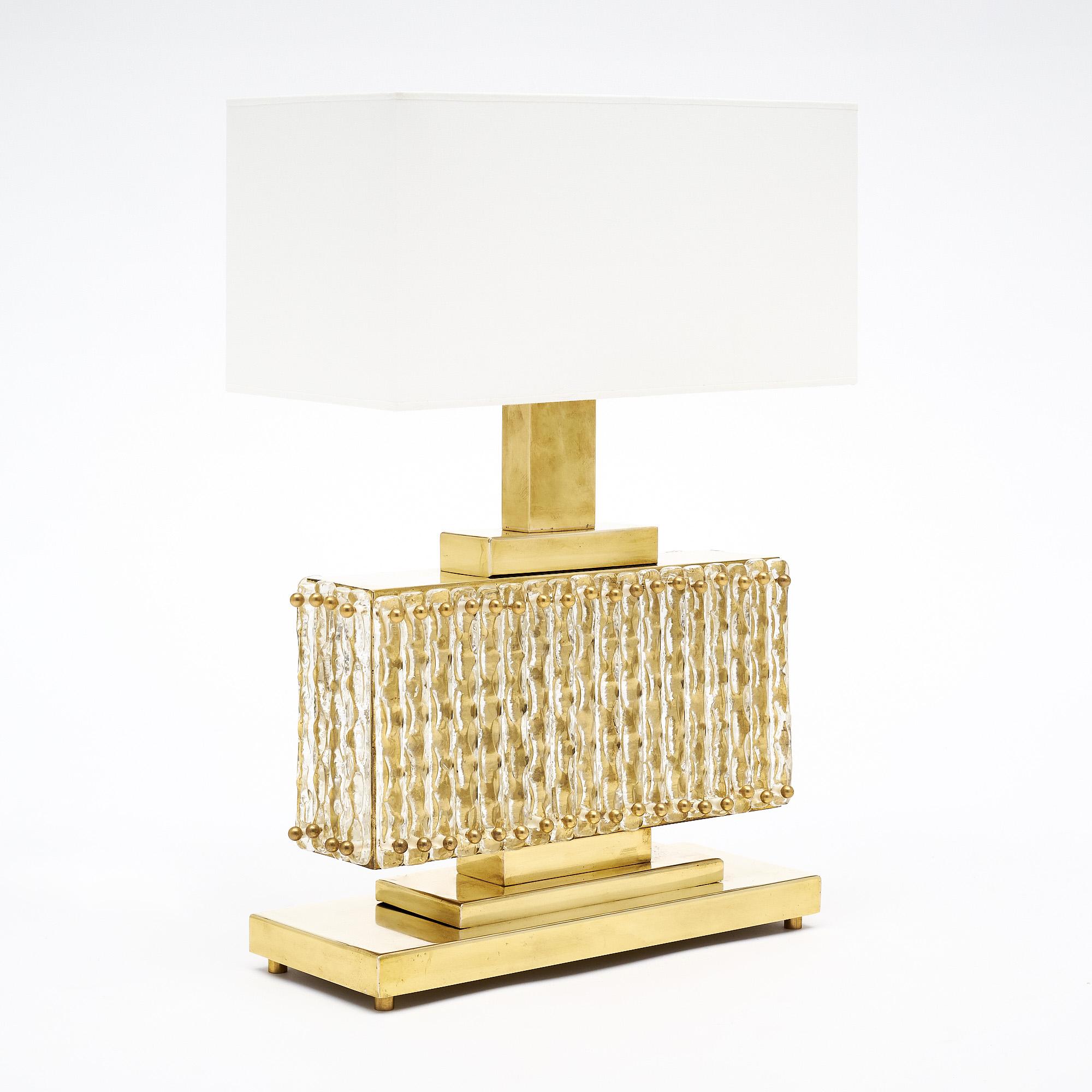 Mid-Century Modern Lampes de table Karl en verre de Murano en vente