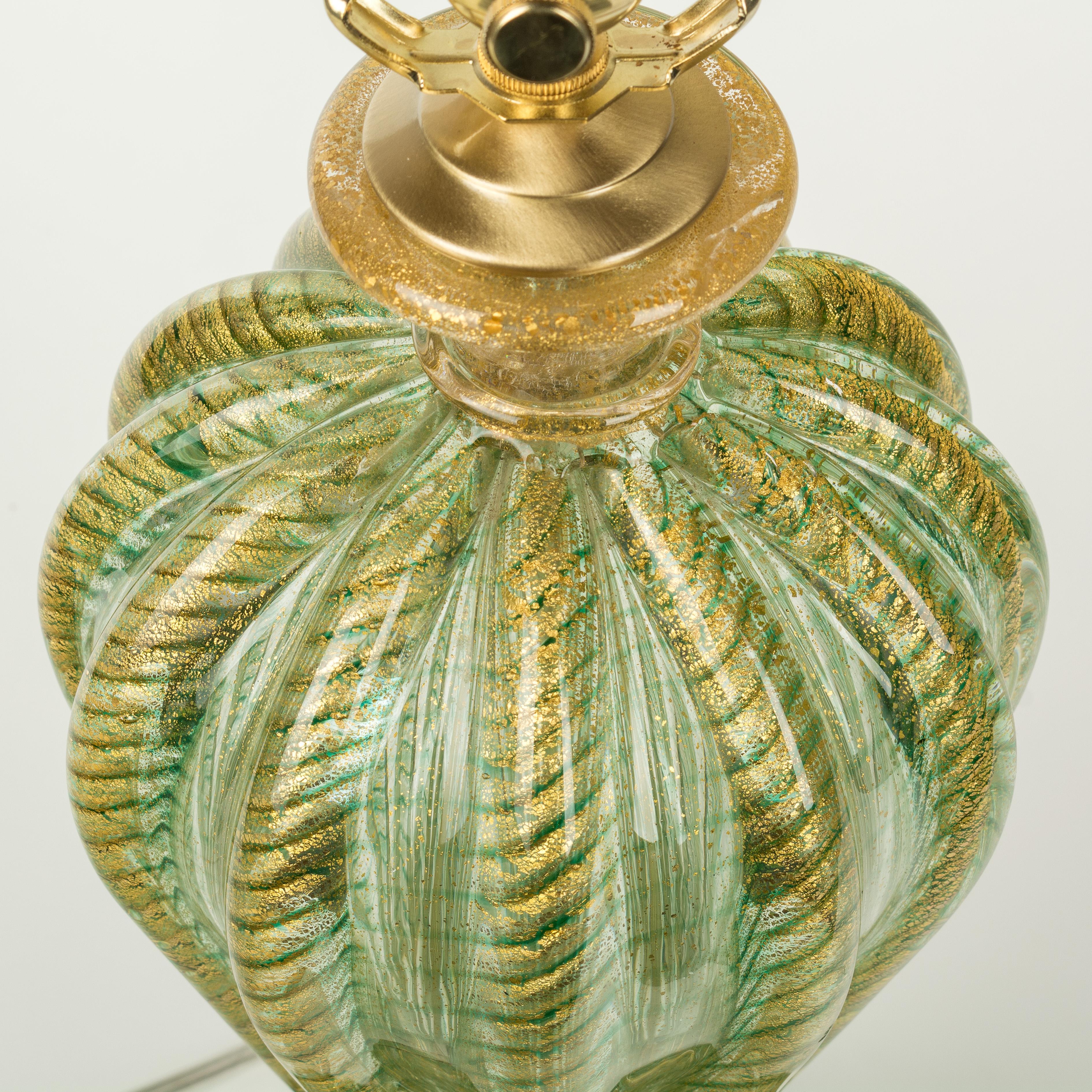 Murano Glass Lamp Barovier & Toso (Lucite)