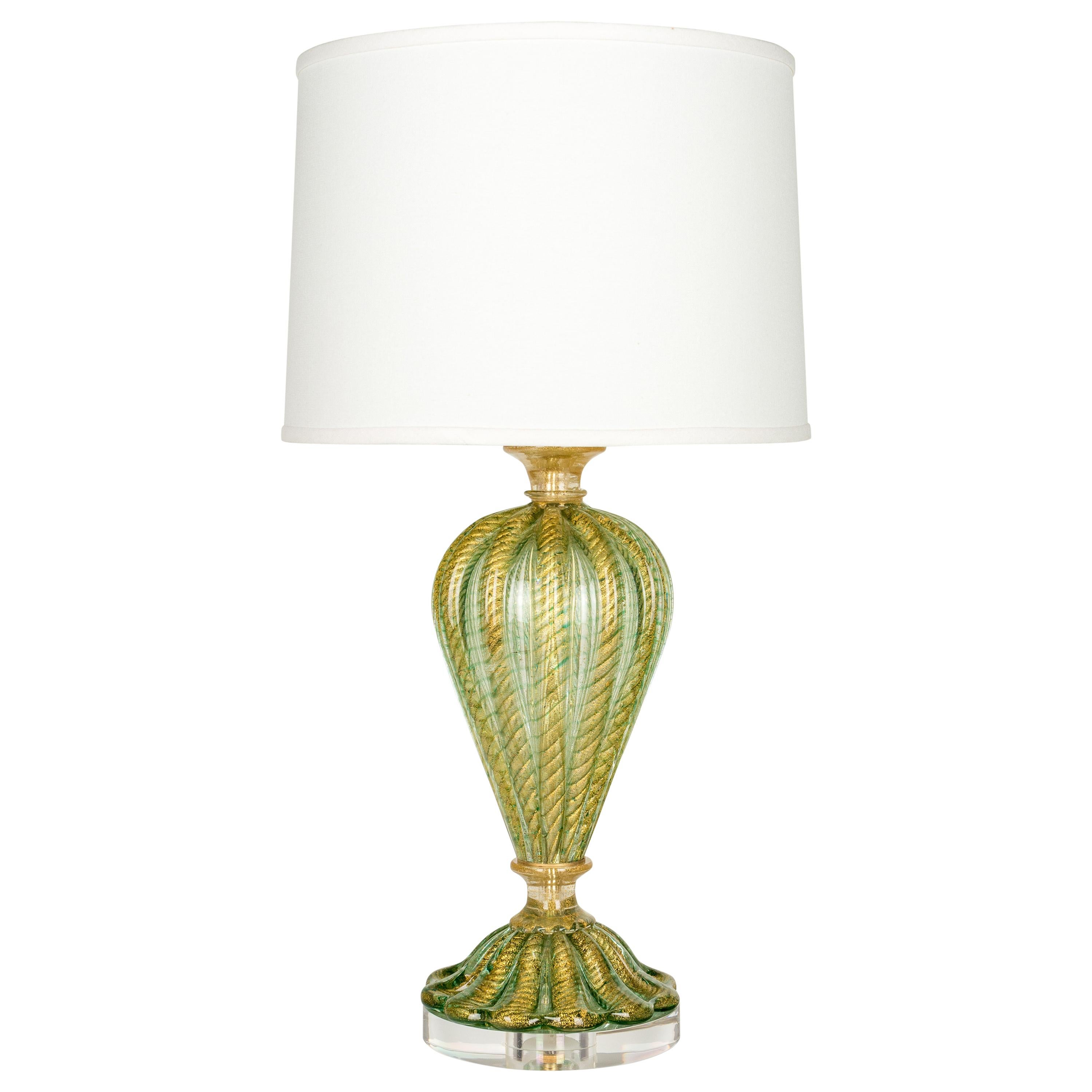 Murano Glass Lamp Barovier & Toso