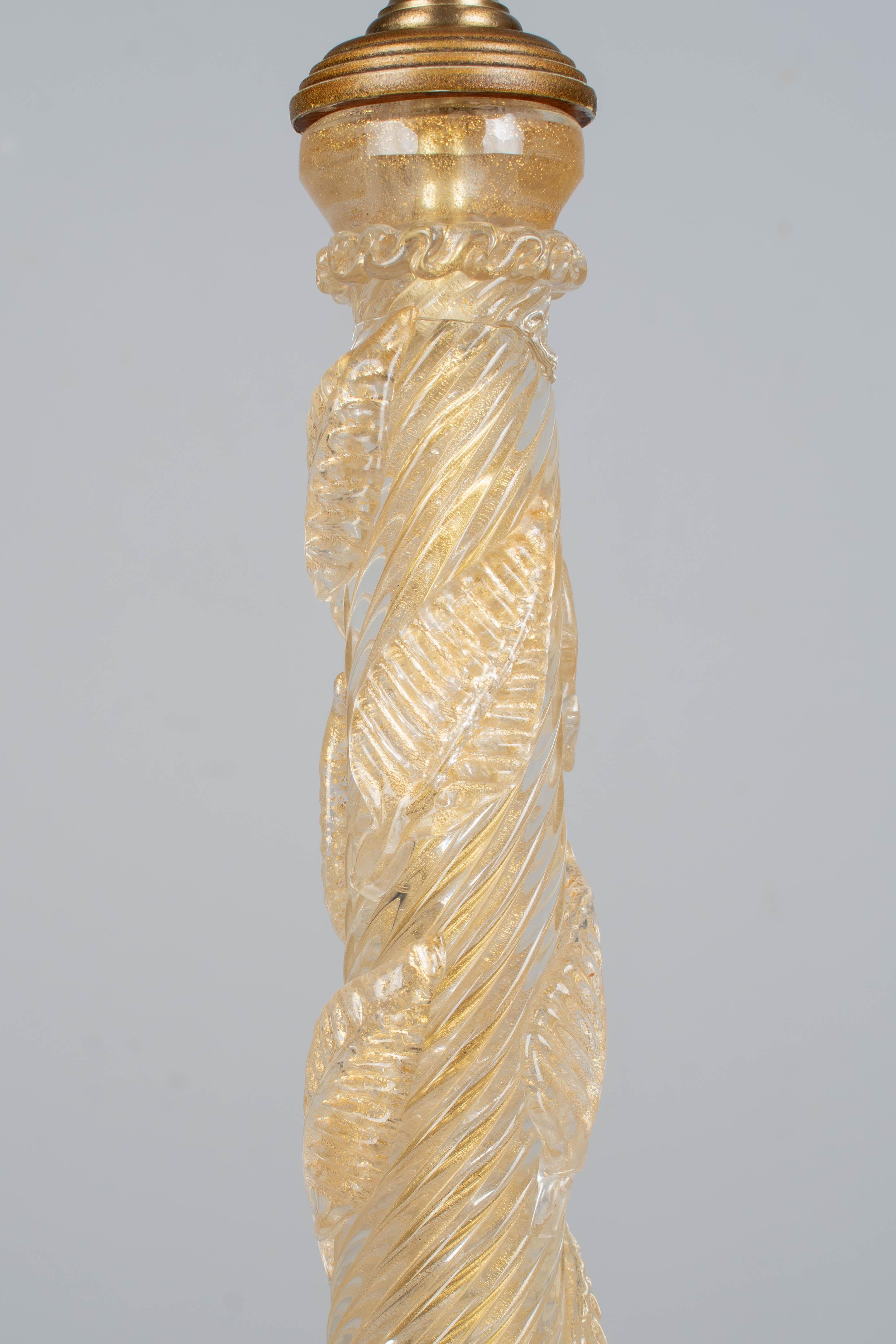 Lámpara de cristal de Murano de Barovier & Toso en venta 4