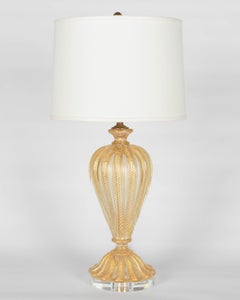 Lámpara de cristal de Murano de Barovier & Toso