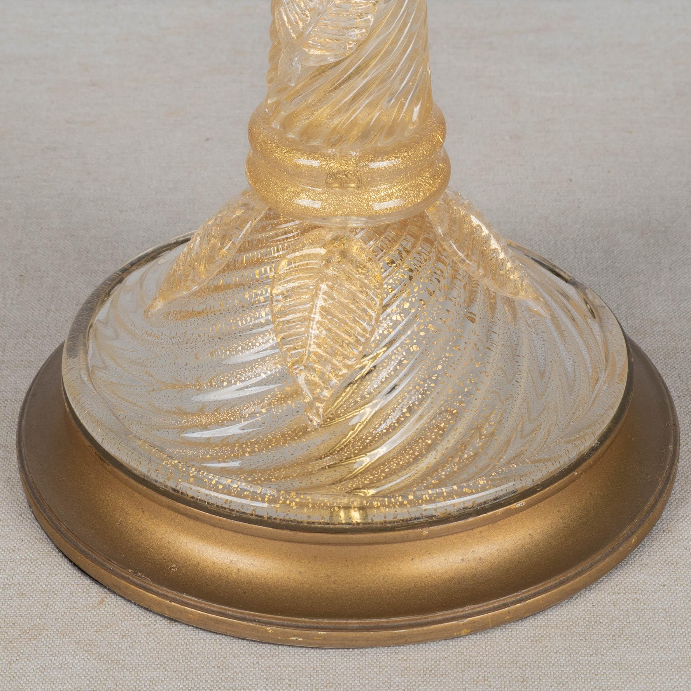 Lámpara de cristal de Murano de Barovier & Toso mediados del siglo XX en venta