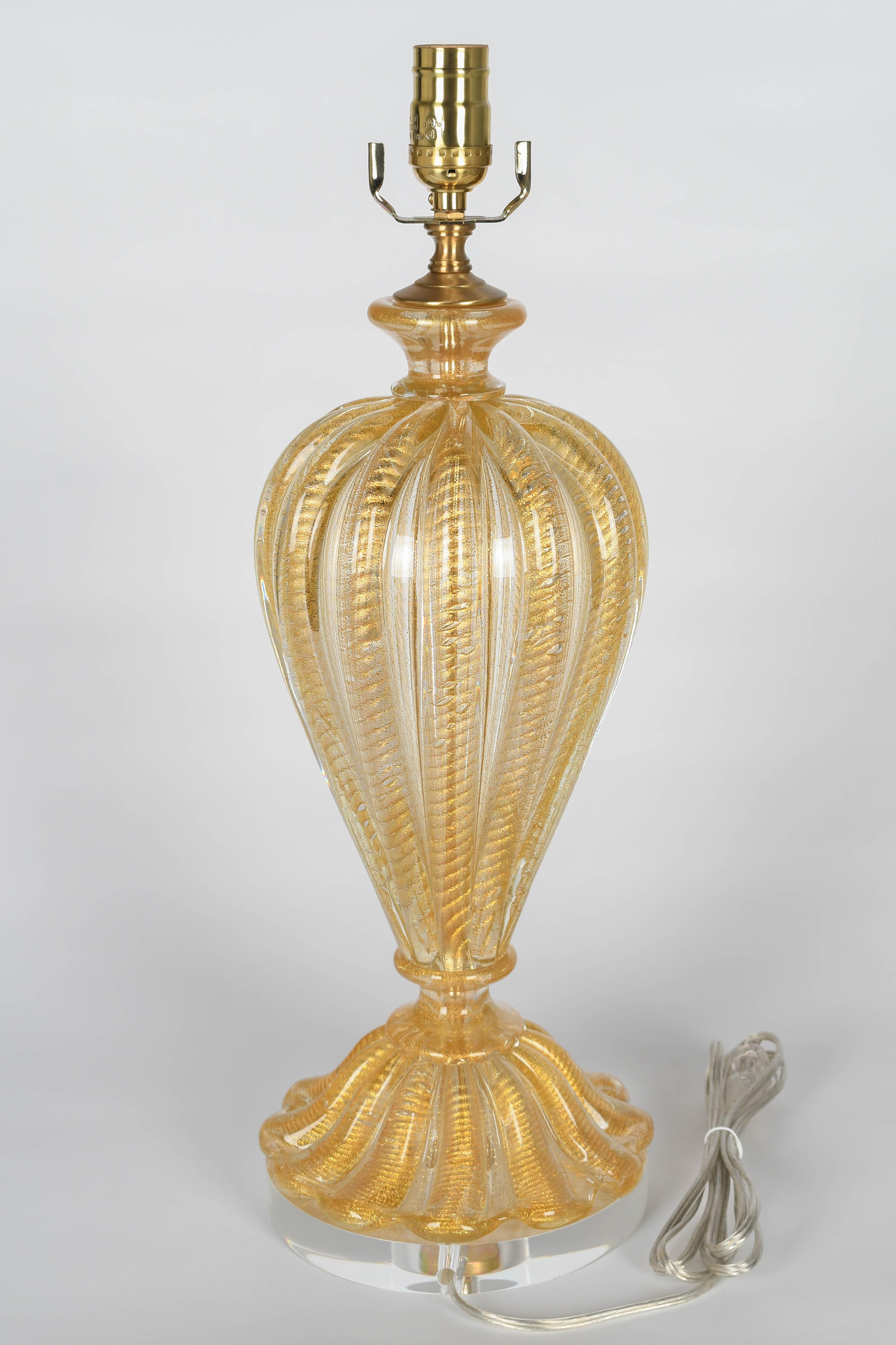 Lámpara de cristal de Murano de Barovier & Toso Vidrio soplado en venta