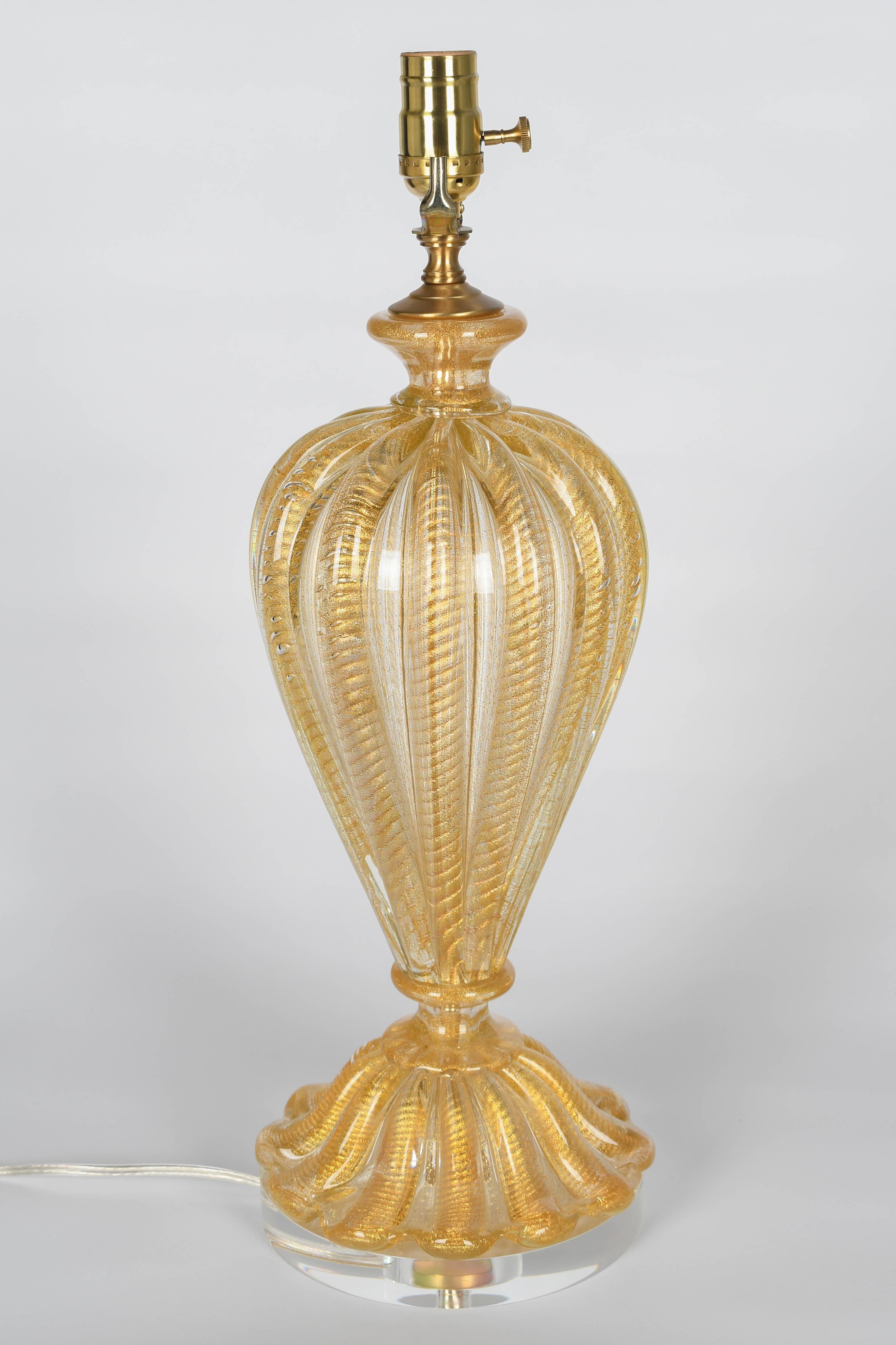 Lámpara de cristal de Murano de Barovier & Toso en venta 1