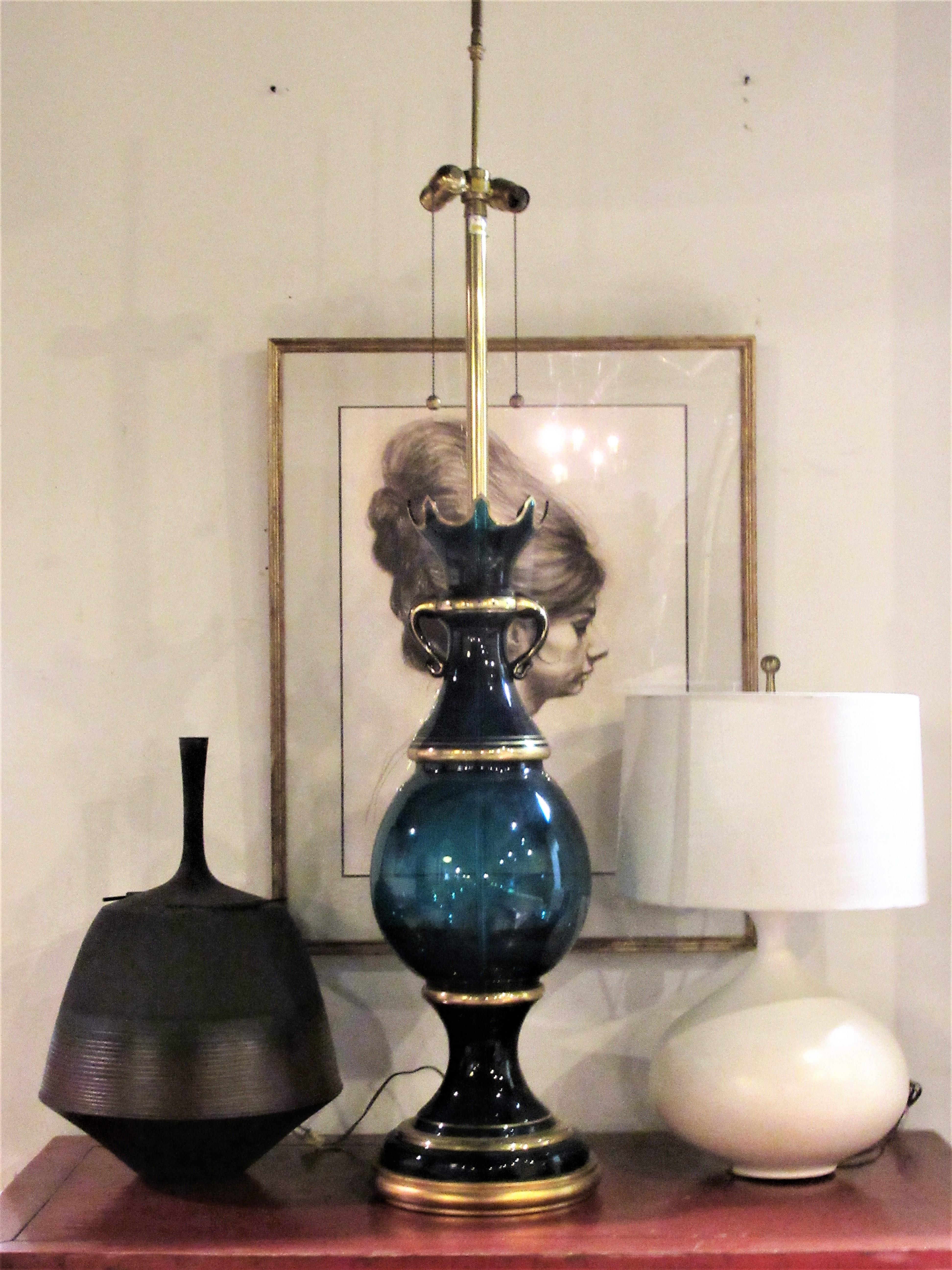  Murano Glass Lamp by Marbro 2