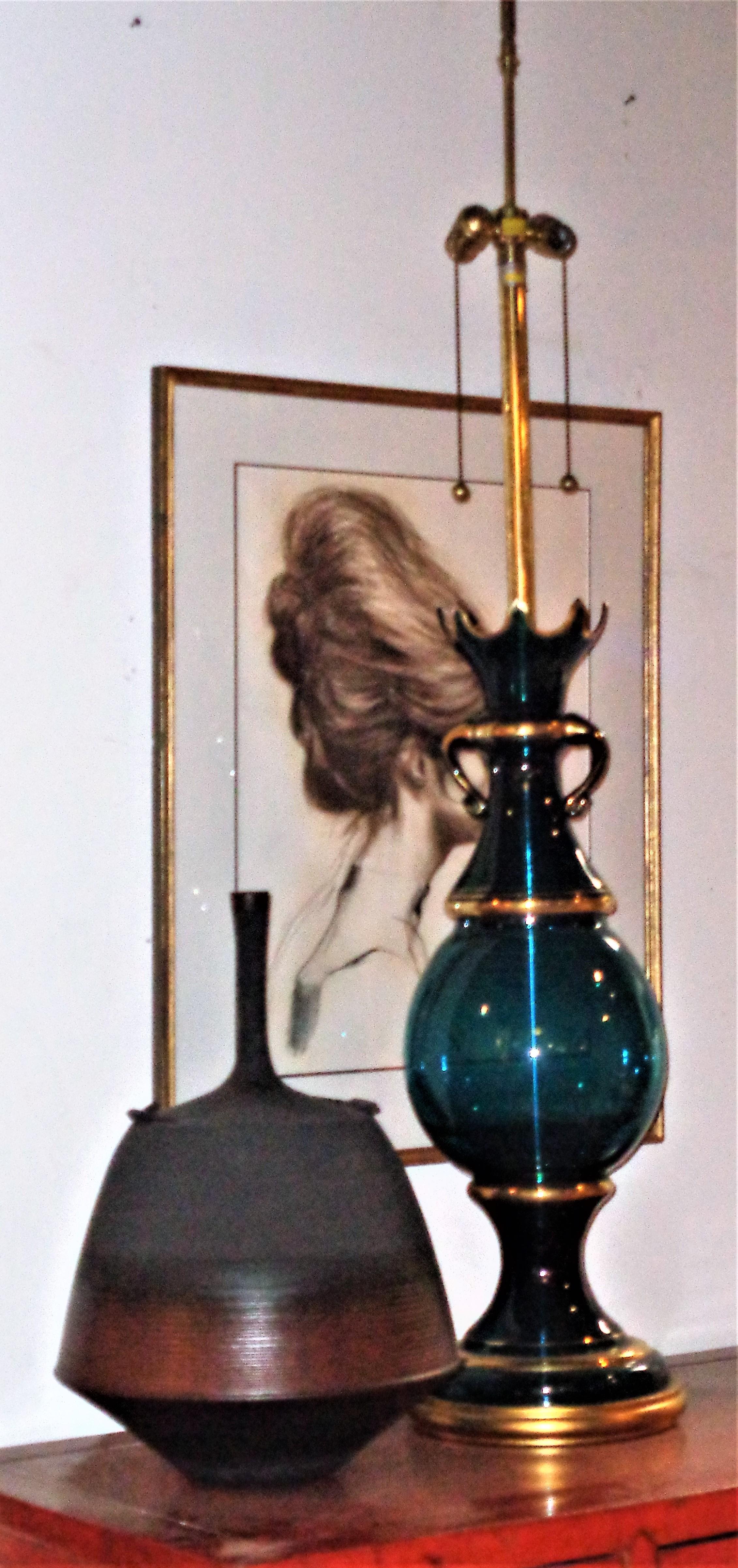  Murano Glass Lamp by Marbro 4