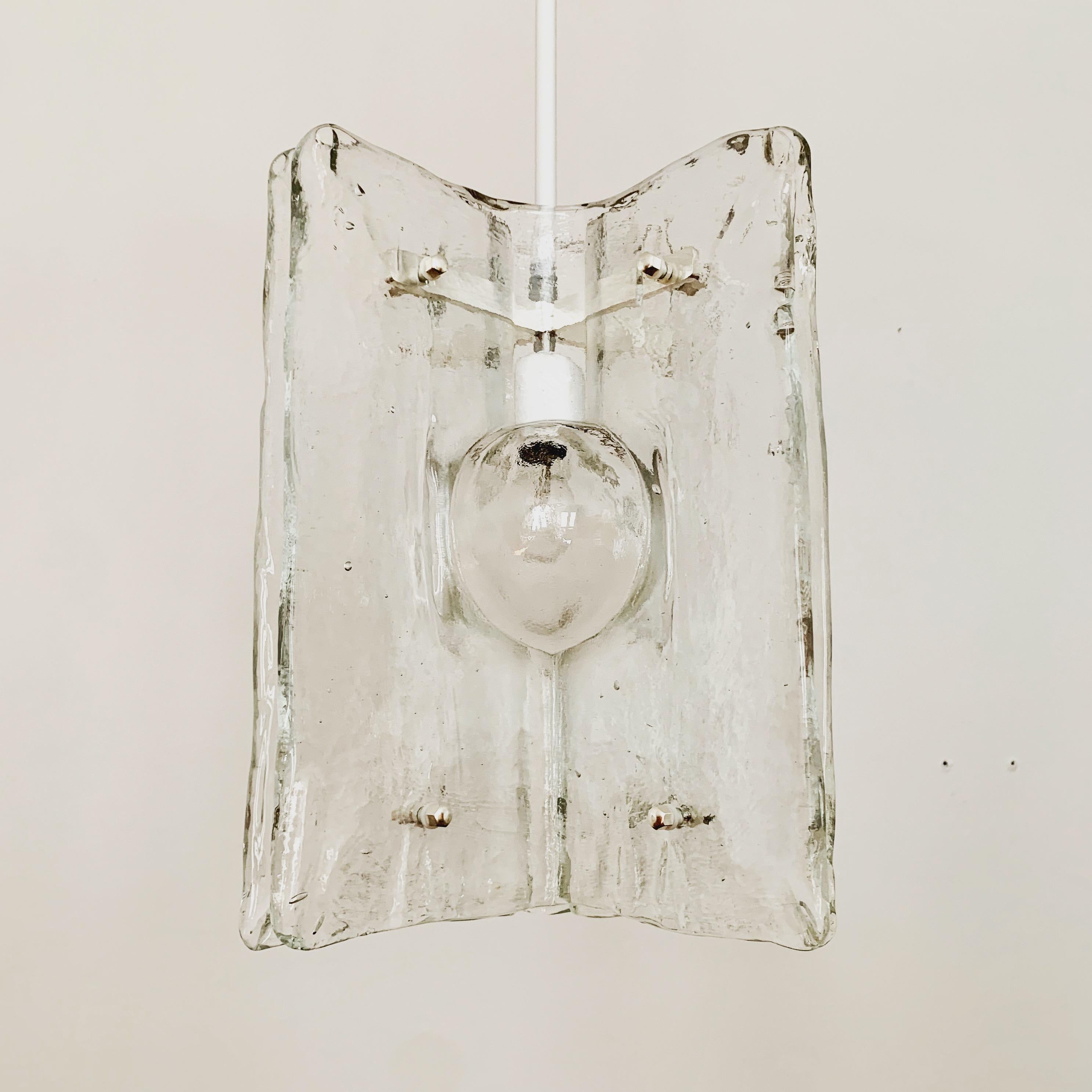 Lámpara de cristal de Murano de Salviati Moderno de mediados de siglo en venta