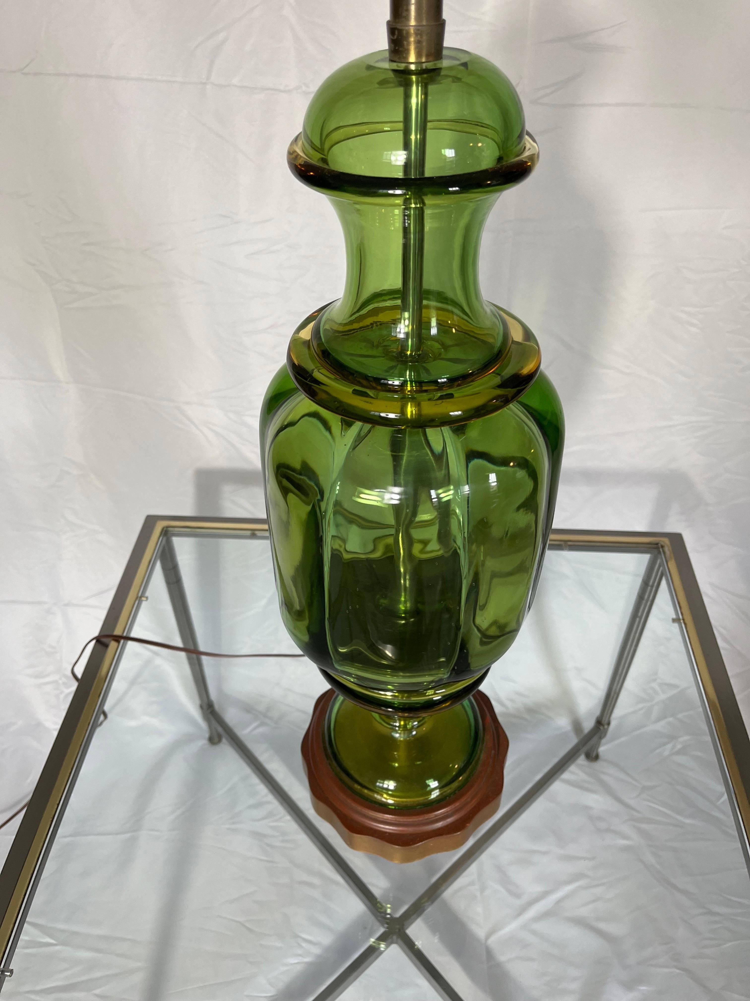 Mid-Century Modern Lampe en verre de Murano de Seguso pour Marbro en vente