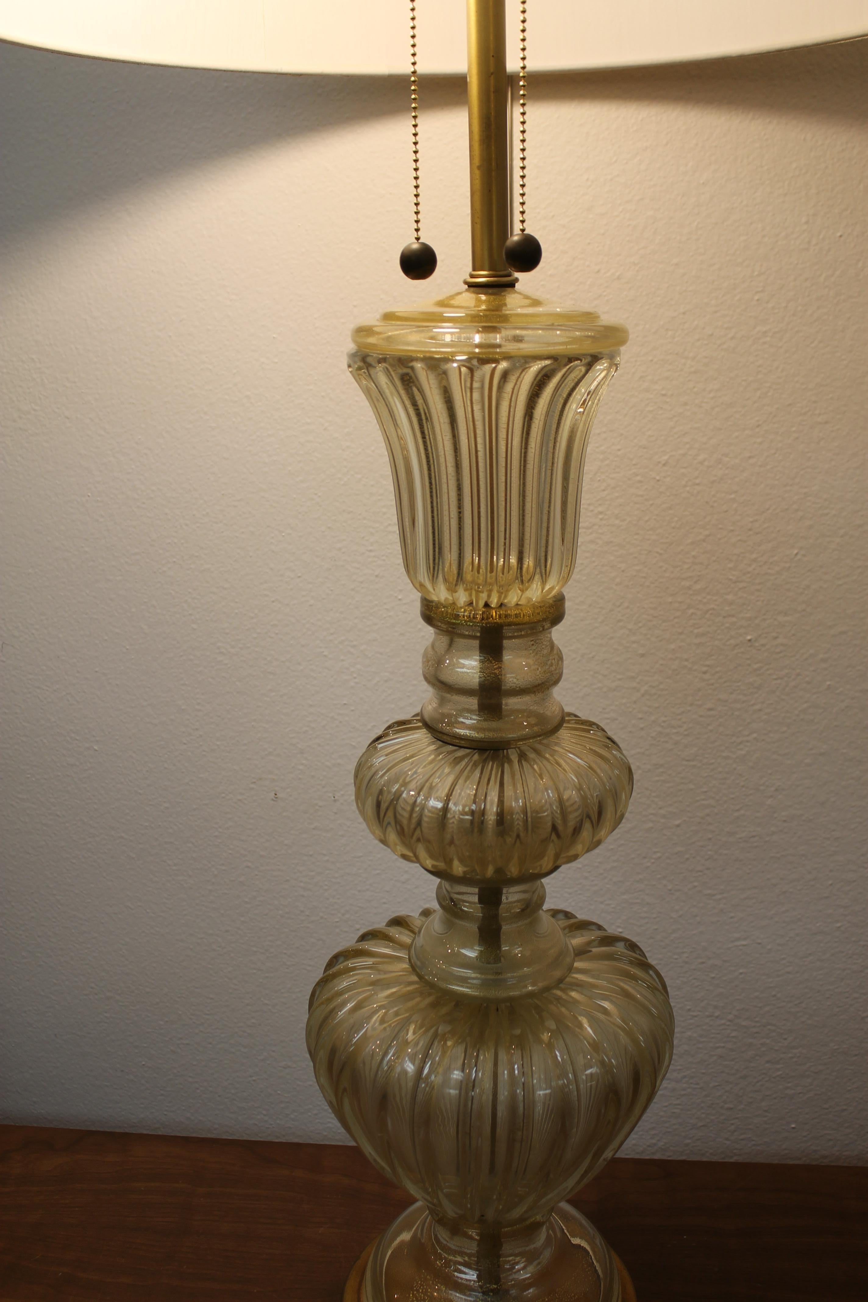 American Murano Glass Lamp by The Marbro Lamp Company, Los Angeles, CA.