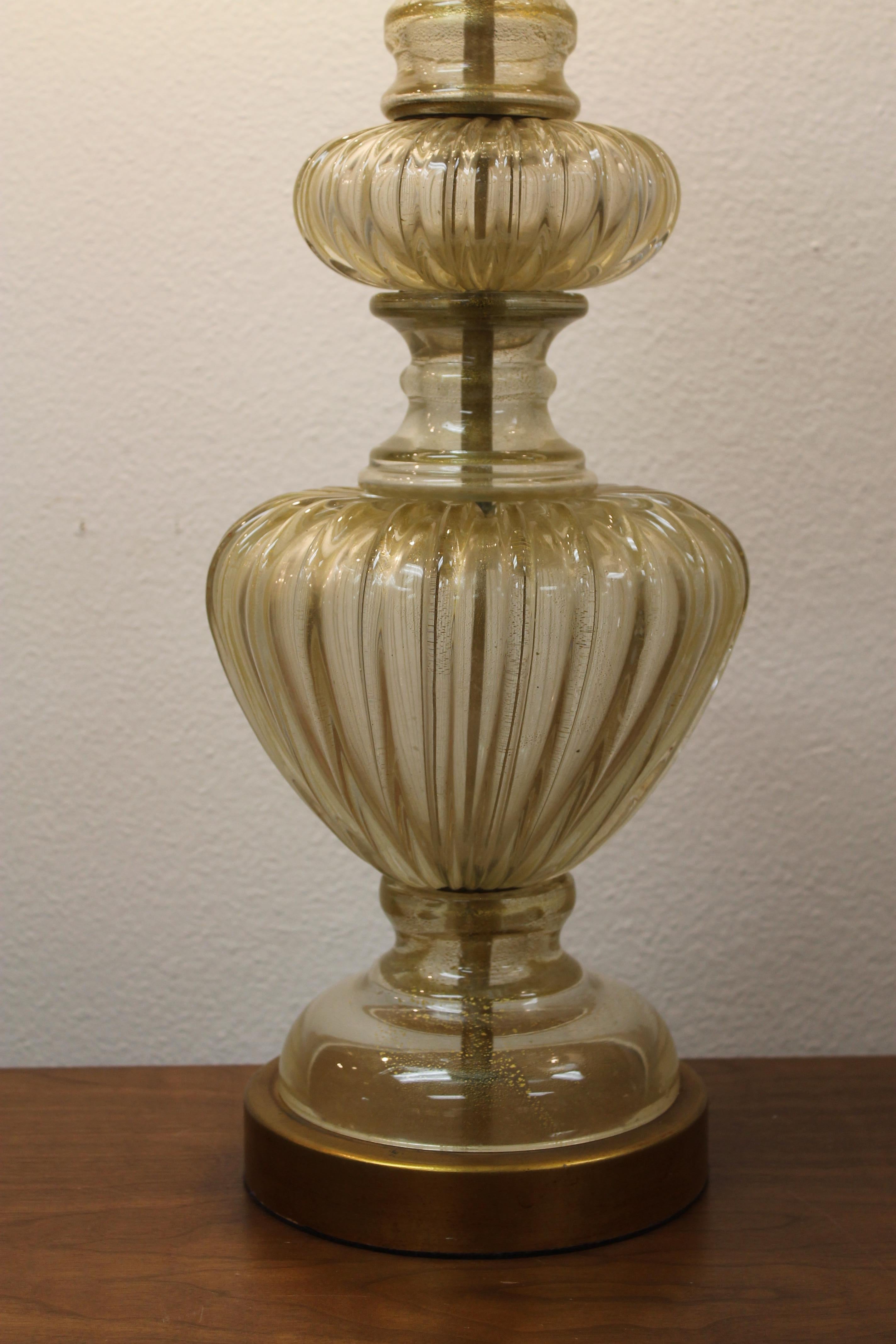 Murano Glass Lamp by The Marbro Lamp Company, Los Angeles, CA. 2