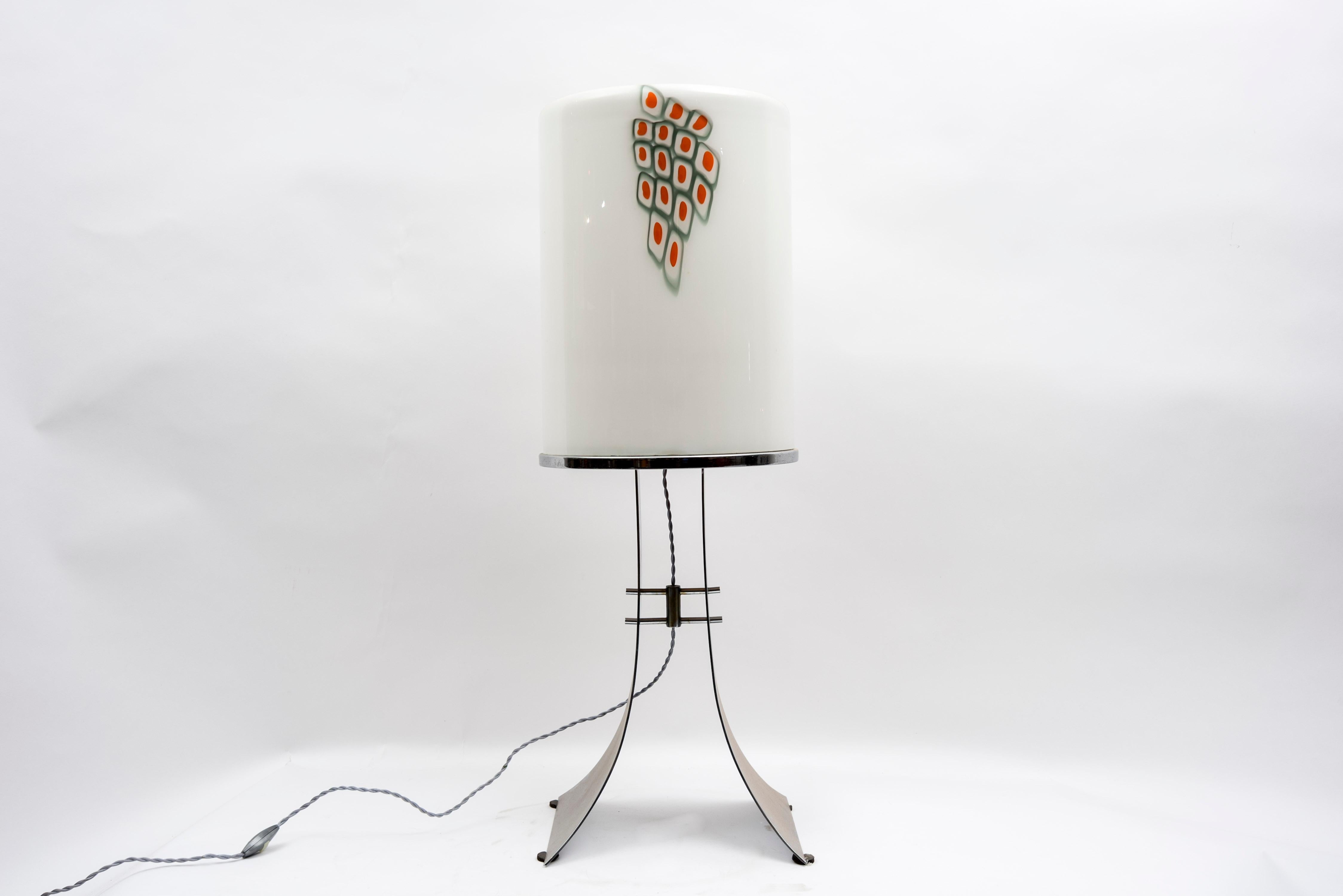 Murano Glass Lamp by Vistosi For Sale 1