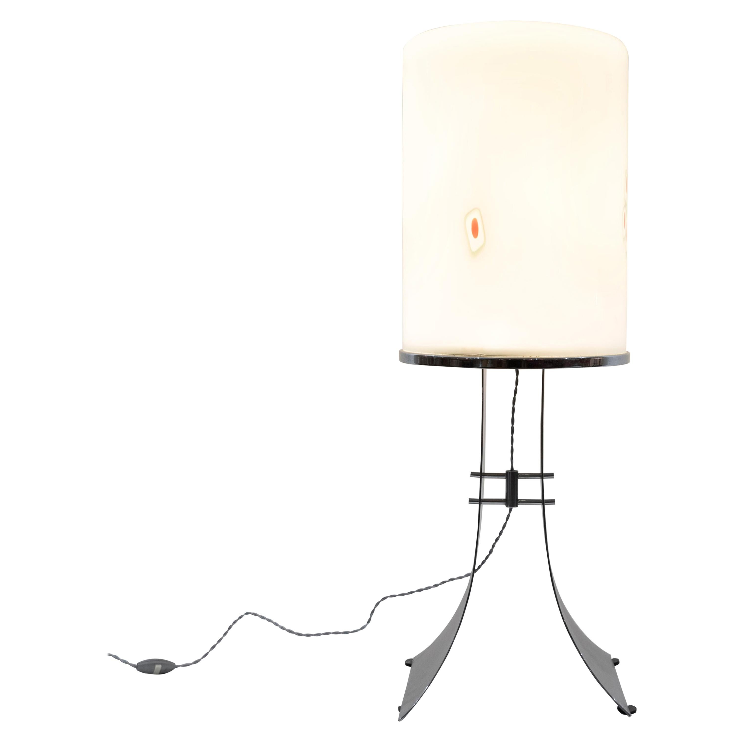 Murano Glass Lamp by Vistosi For Sale