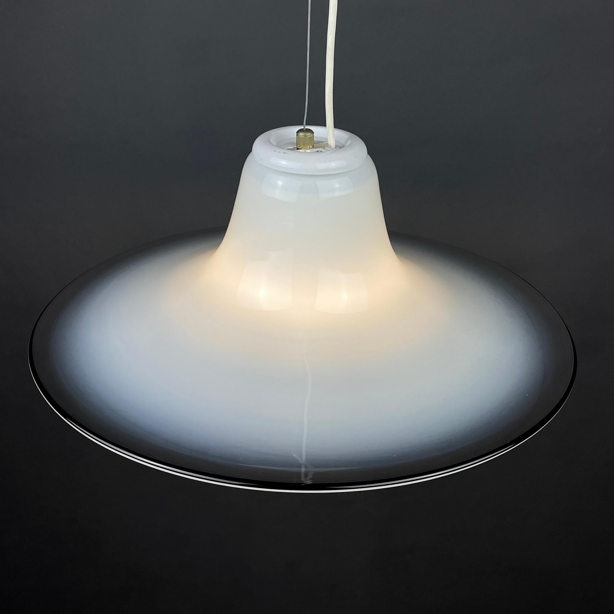 Mid-Century Modern Murano Glass Lamp Cinea by Giusto Toso for Leucos Italy 1970s For Sale