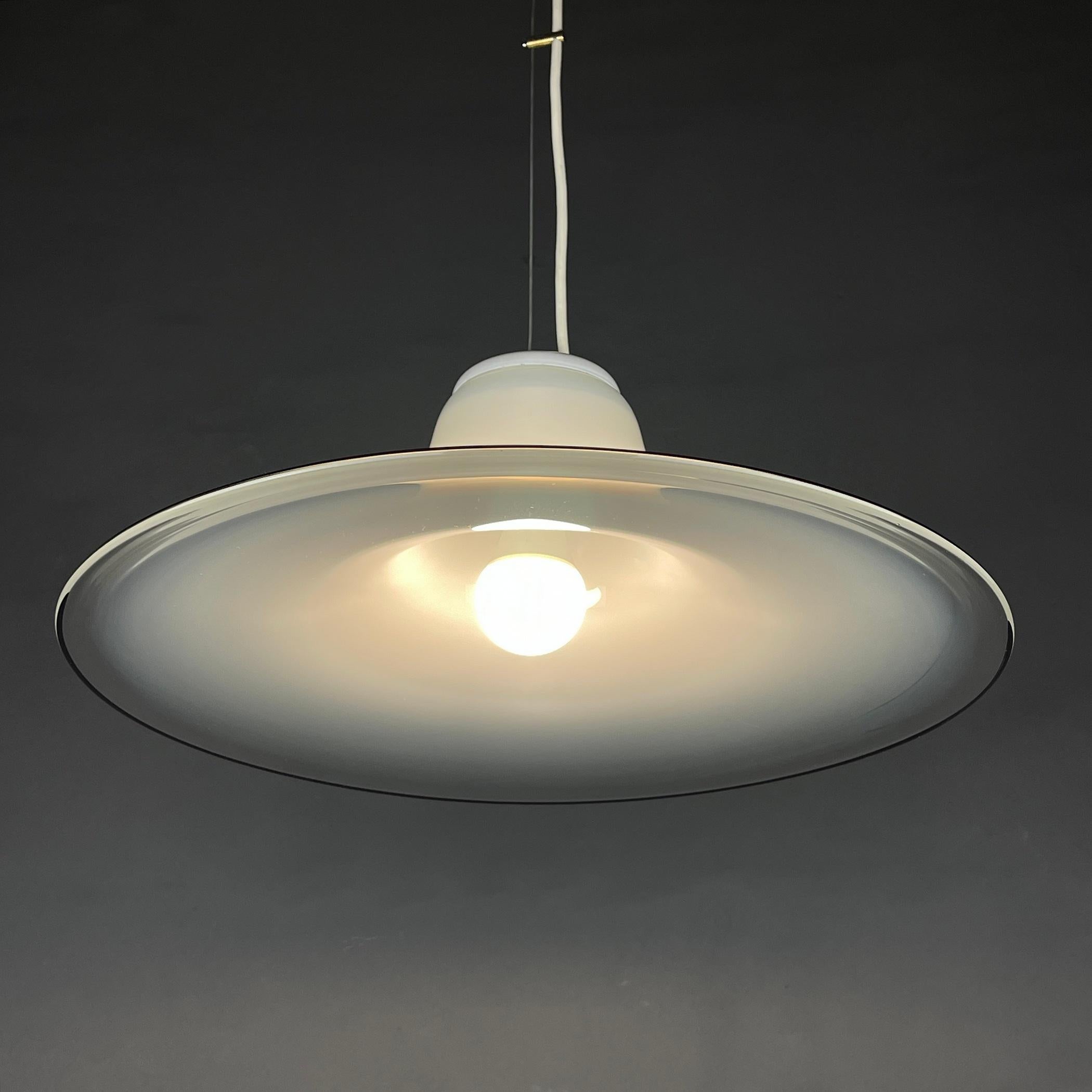 20th Century Murano Glass Lamp Cinea by Giusto Toso for Leucos Italy 1970s For Sale