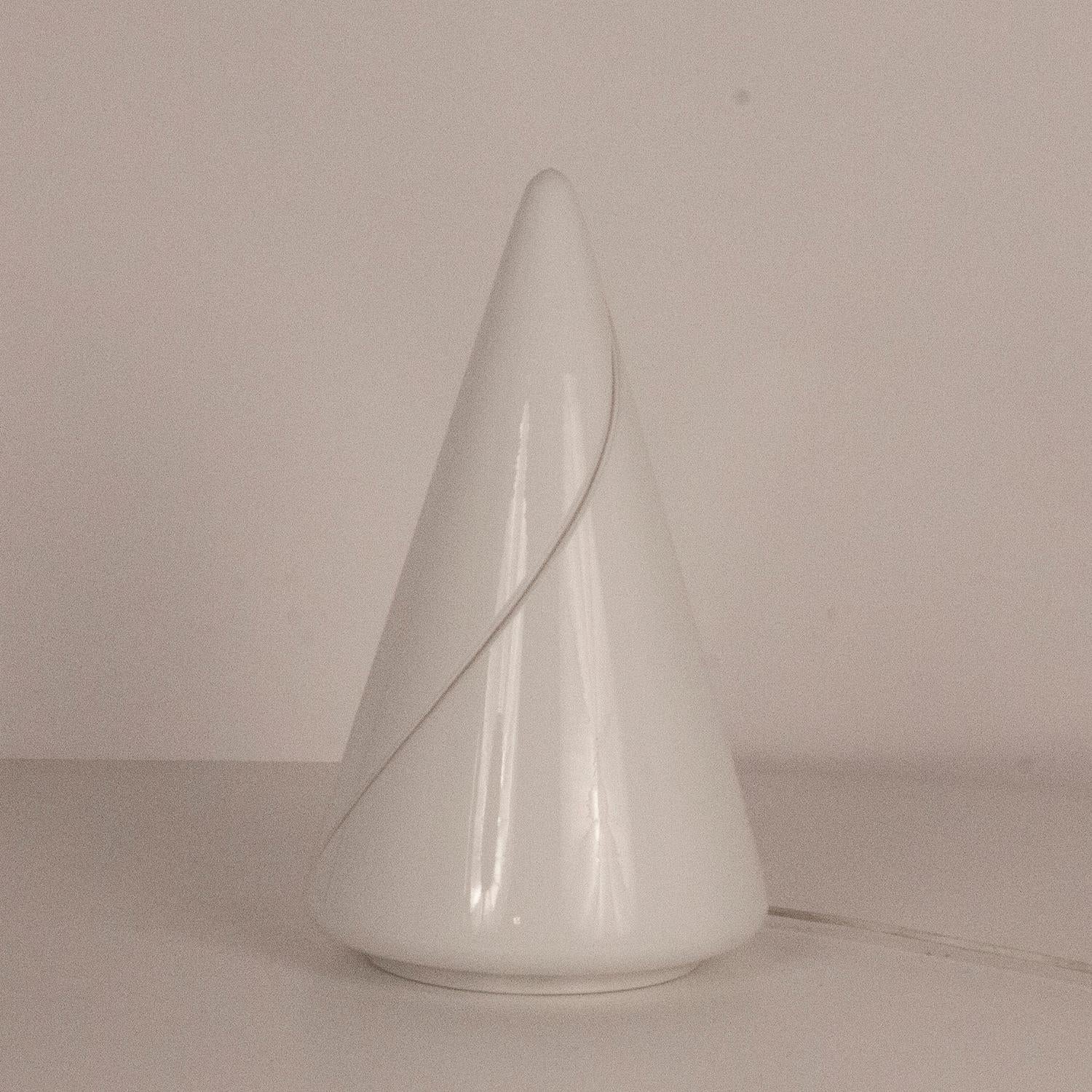 Murano glass lamp, cone shape, Italy, 1960s.