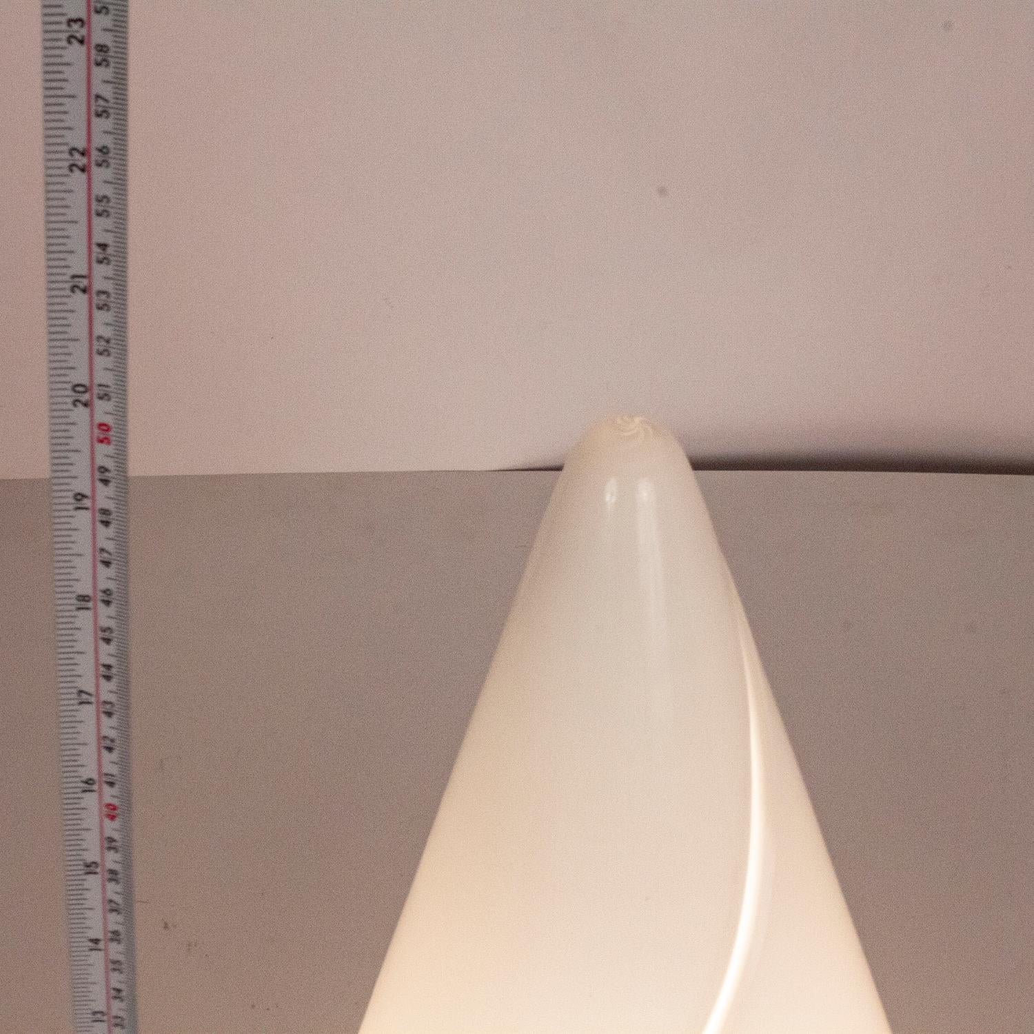 Murano Glass Lamp, Cone Shape, Italy, 1960s In Good Condition In Barcelona, Cataluna