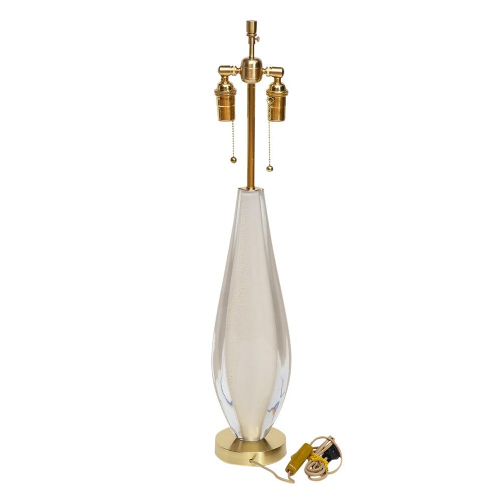 Flavio Poli Sommerso Lamp, Gold, Glass, Murano 4