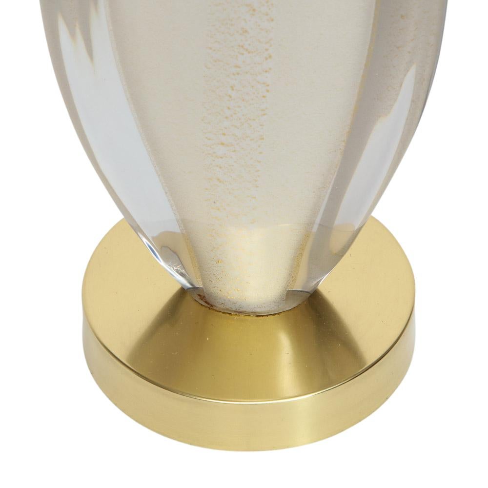 Flavio Poli Sommerso Lamp, Gold, Glass, Murano In Good Condition In New York, NY