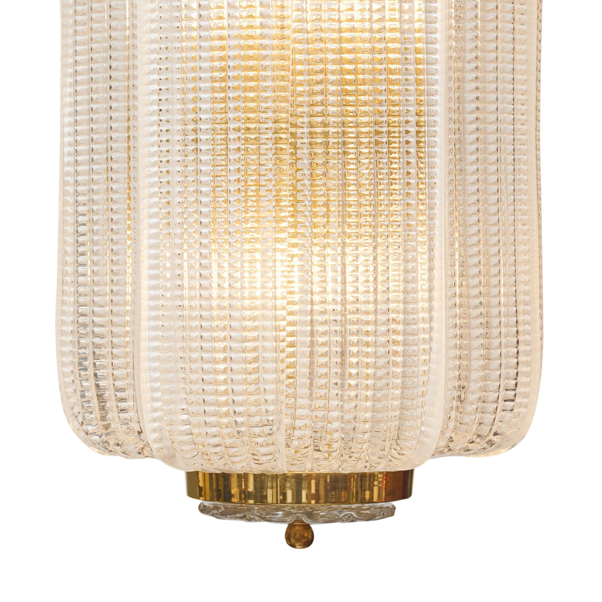 Mid-Century moderno Lanterna in vetro di Murano in vendita
