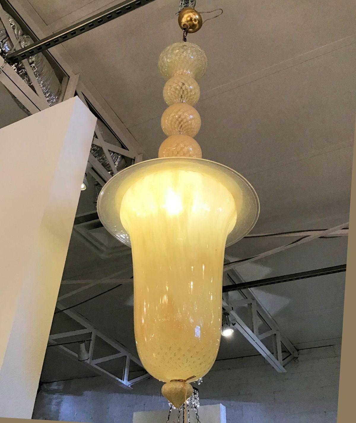Mid-Century Modern Murano Glass lantern Italy For Sale