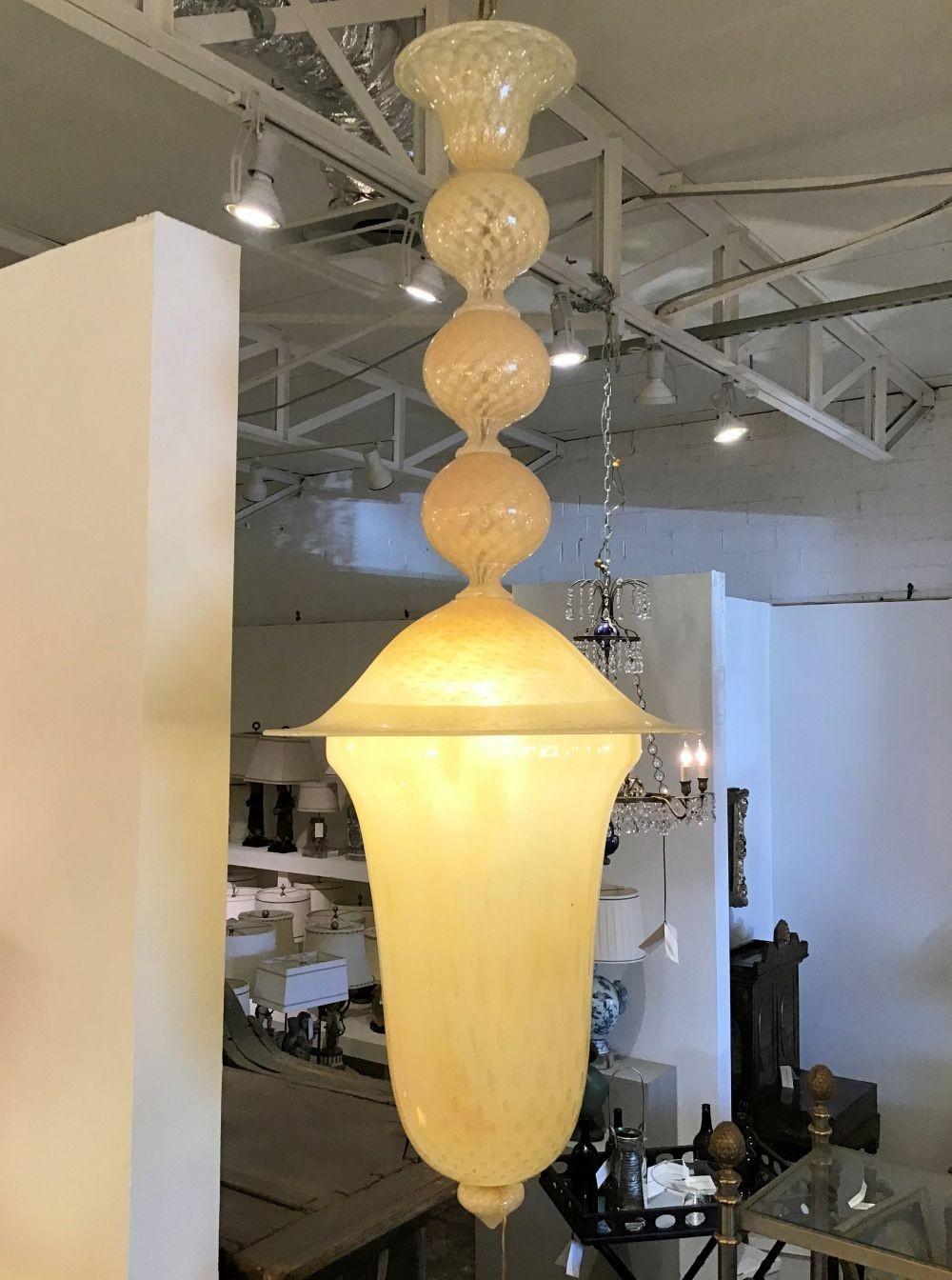 Italian Murano Glass lantern Italy For Sale