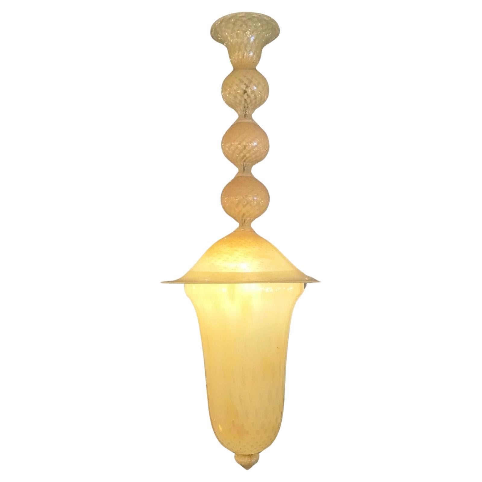 Murano Glass lantern Italy For Sale