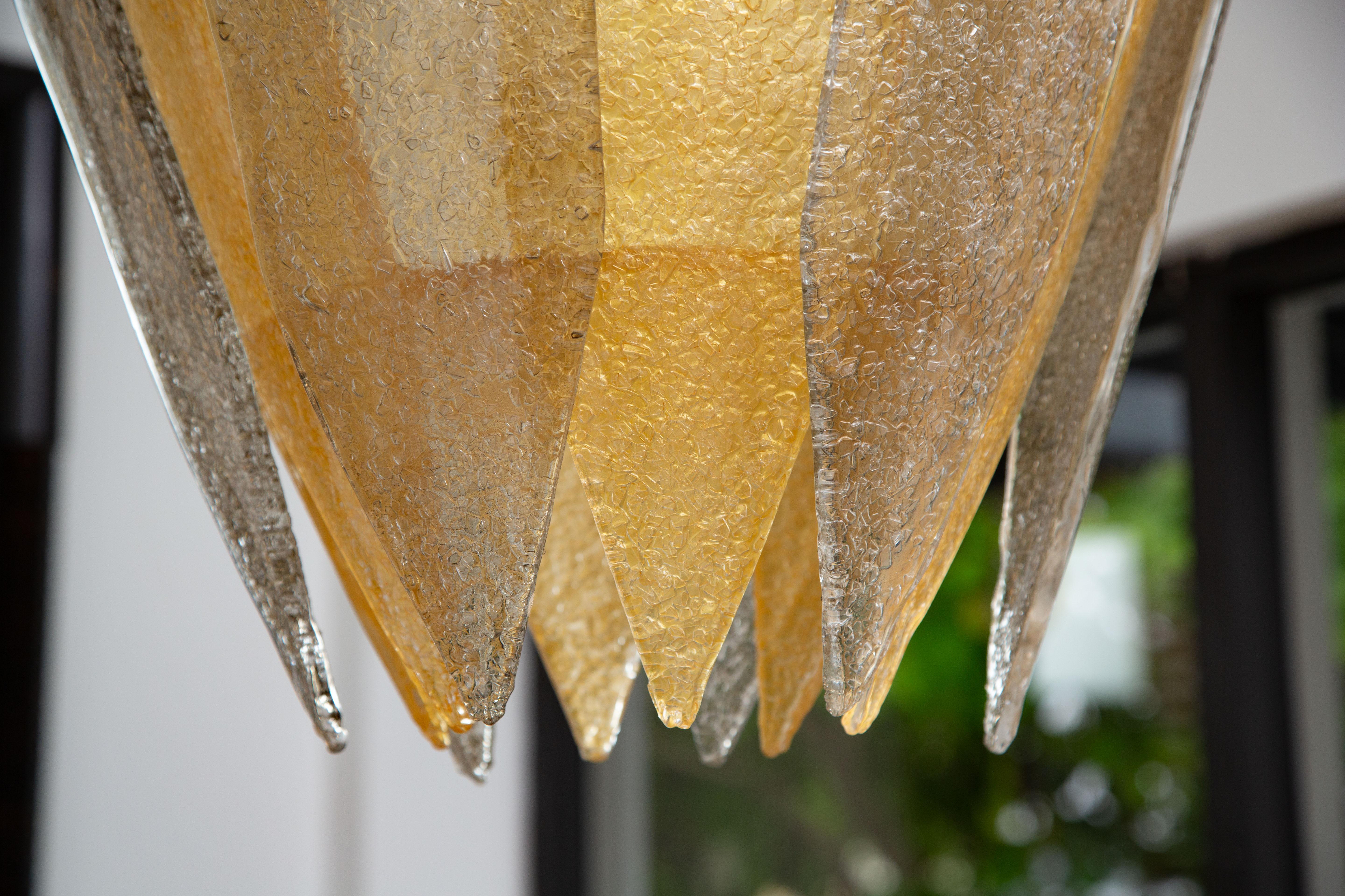 Murano Glass Lantern or Cesendello, in Stock In New Condition In Miami, FL