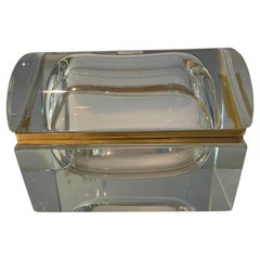 Murano Glass Large Domed Casket Box