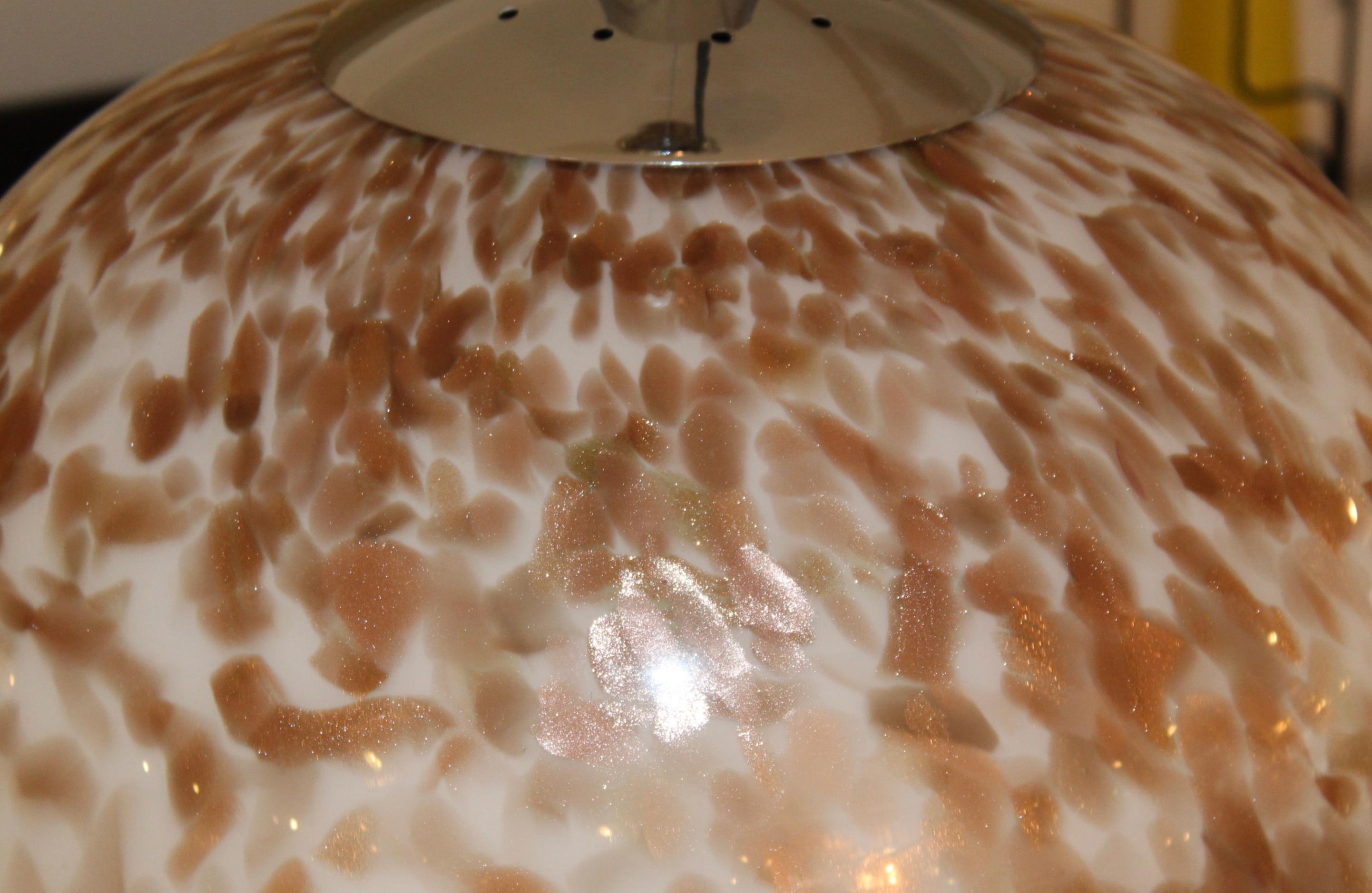 1970's Mid-Century Modern Murano Glass Pendant For Sale 8