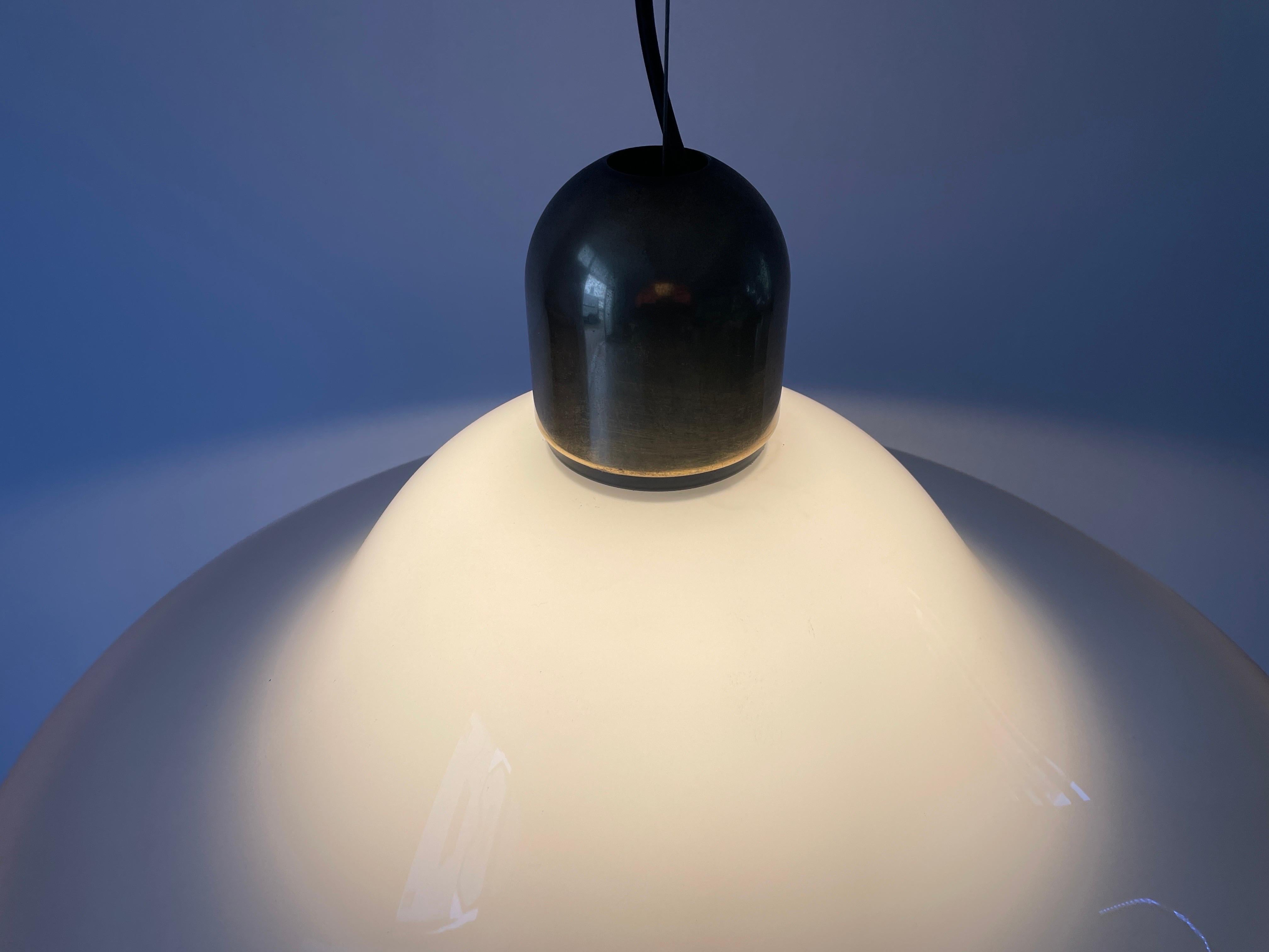 Murano Glass Large Suspension Ceiling Lamp, 1960s, Italy For Sale 7