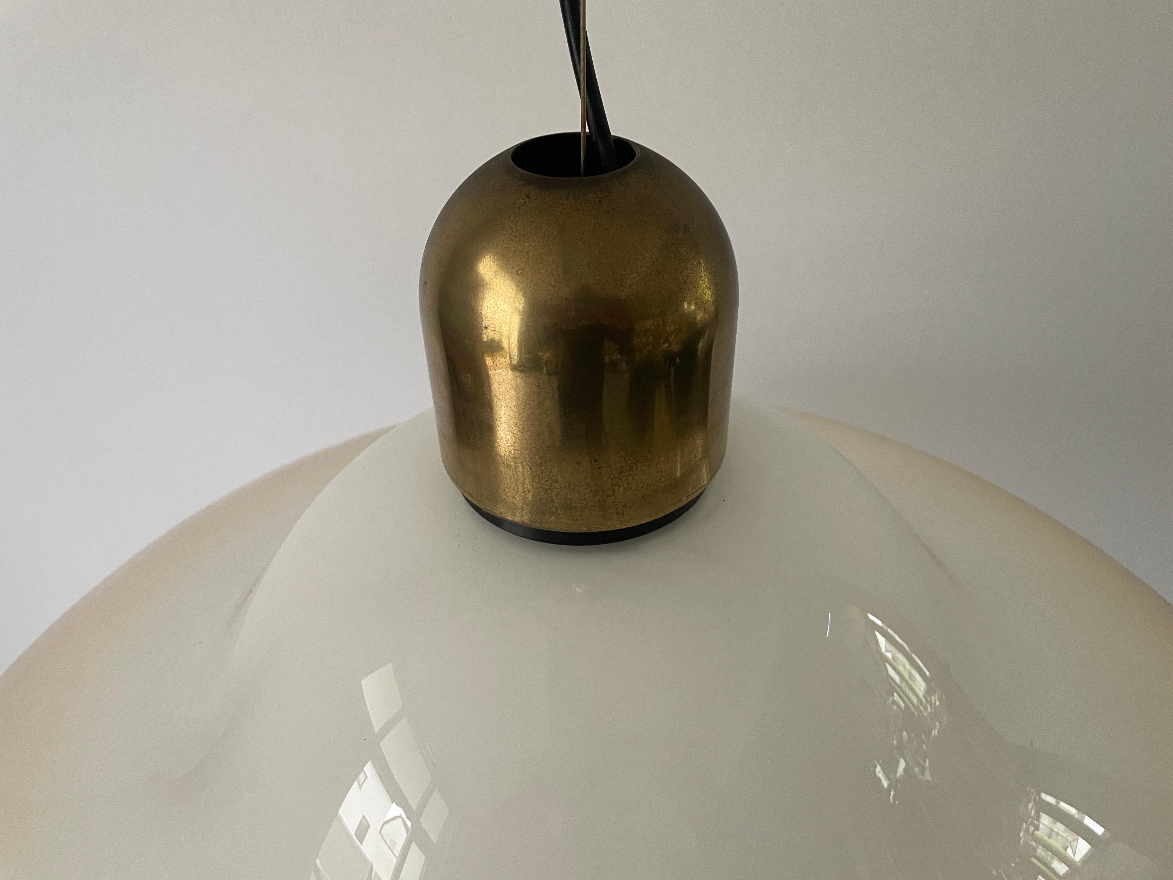 Murano Glass Large Suspension Ceiling Lamp, 1960s, Italy For Sale 12