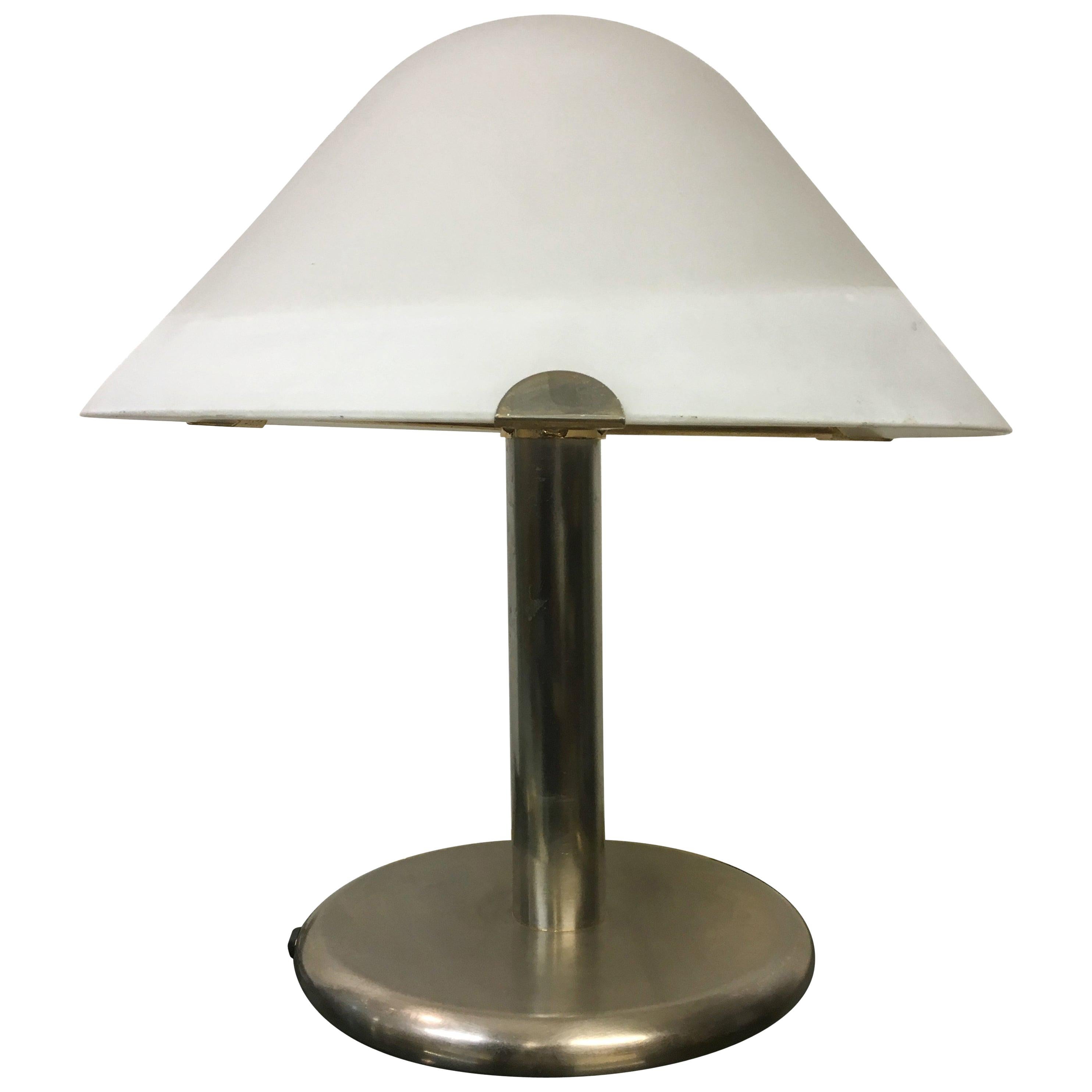 Murano Glass Large VeArt Table Lamp from the 1970s In Good Condition In Naples, IT
