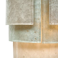 Murano Glass Layered Scavo Sconces