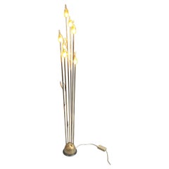 Murano glass leaf Floor Lamp, 1980s
