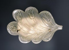 Murano Glass Leaf Flush Mount / Sconce