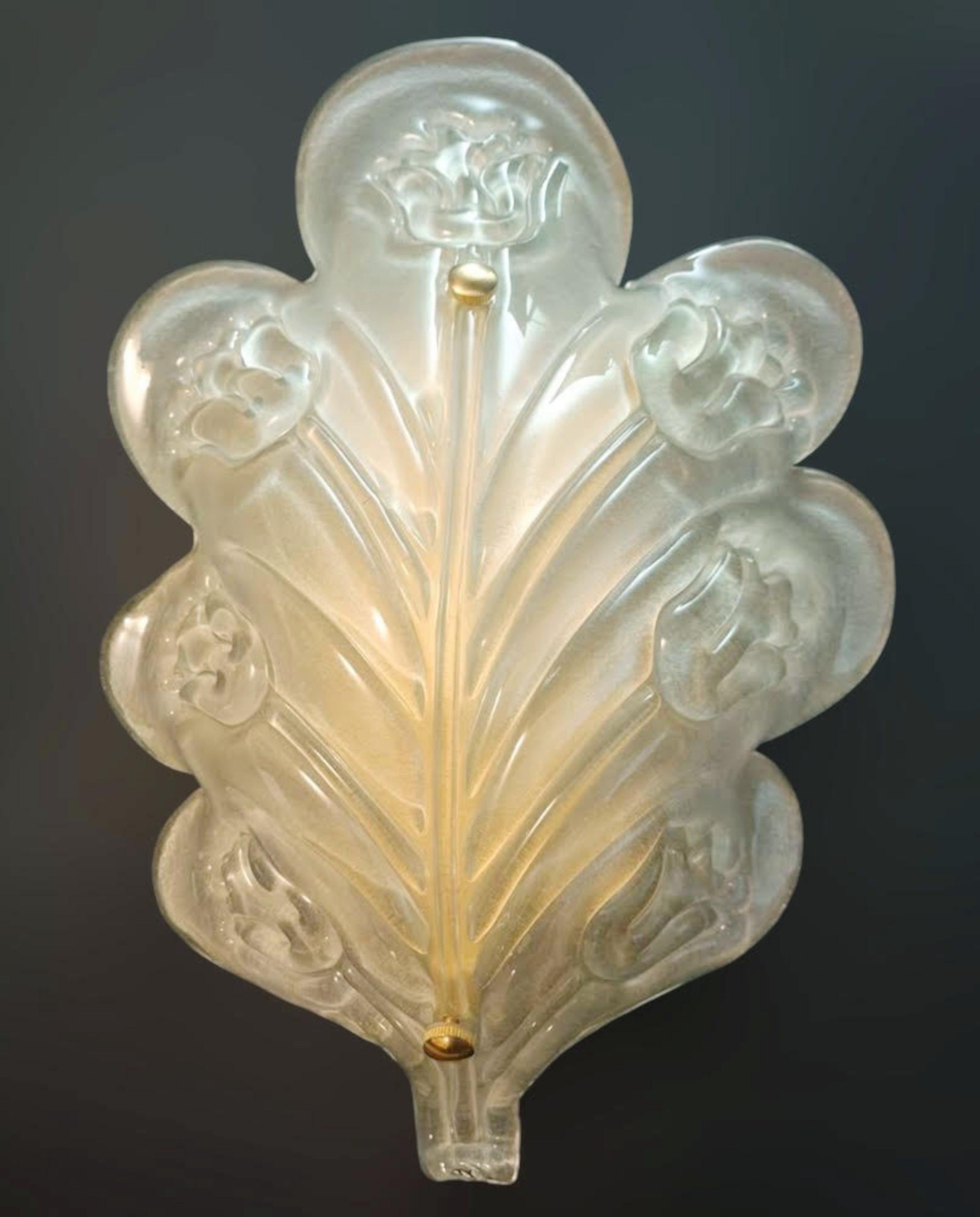 Aplique o aplique de pared italiano vintage con una gran pantalla de cristal de Murano blanco esmerilado / Fabricado en Italia, hacia la década de 1960
Medidas: alto 16 pulgadas, ancho 11 pulgadas, profundidad 4 pulgadas
1 luz / tipo E12 o E14 /
