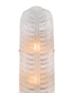 Murano Glass Leaf Sconces