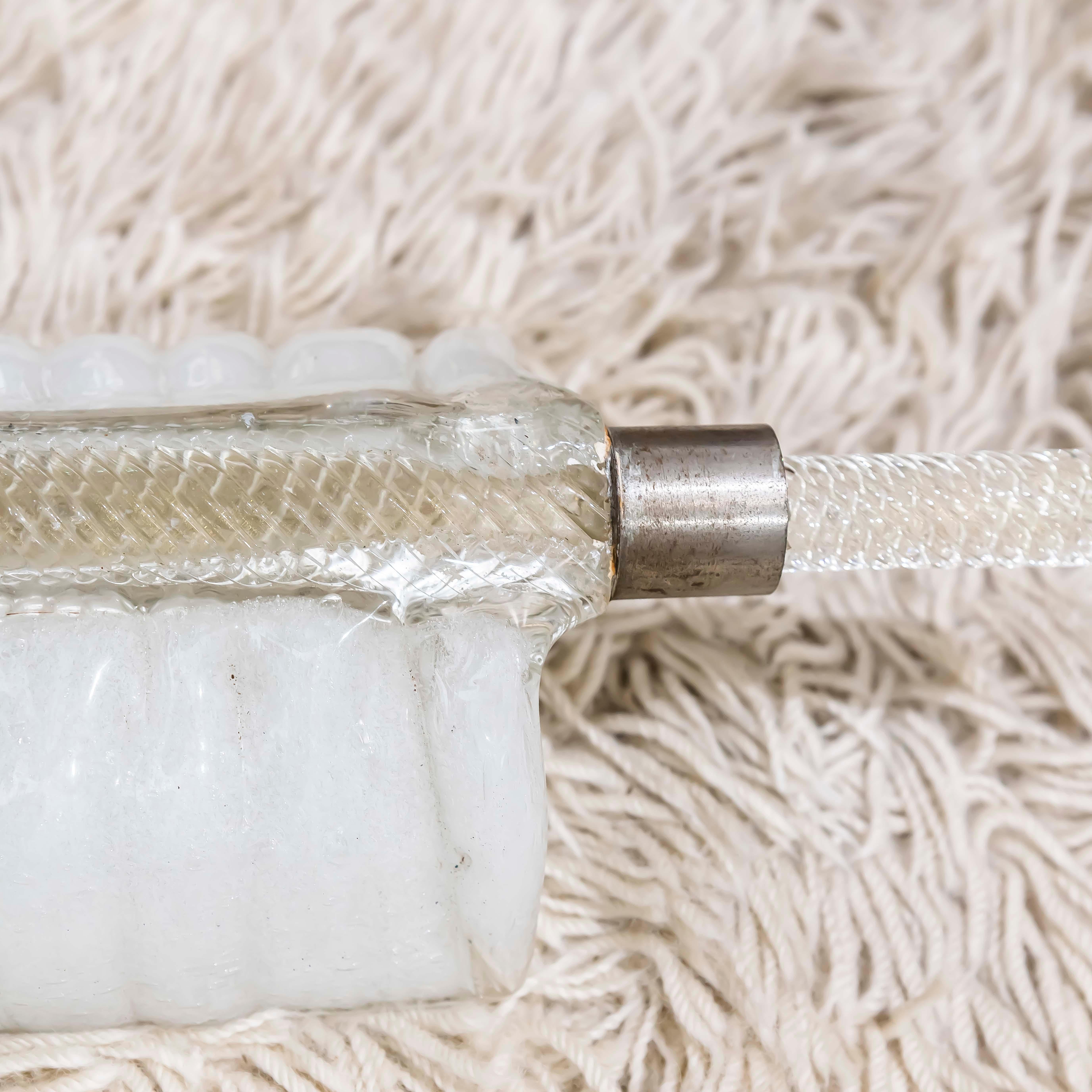 Aplique de hoja de cristal de Murano por André Arbus Años 50 en Bueno estado para la venta en BARCELONA, ES