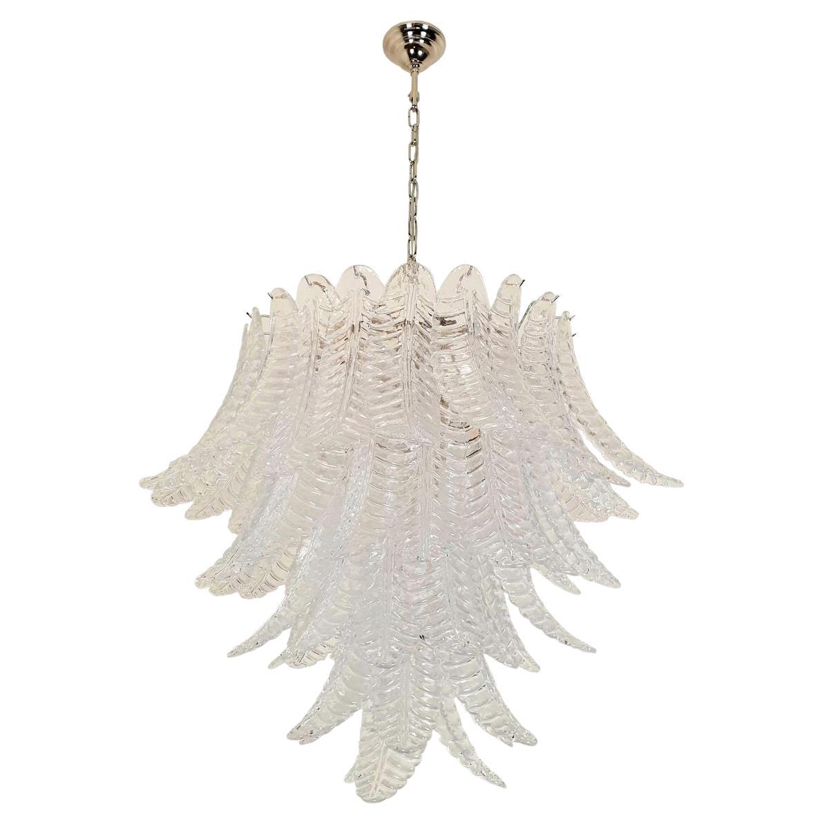 Murano glass Mid-Century Chandelier, Italy For Sale