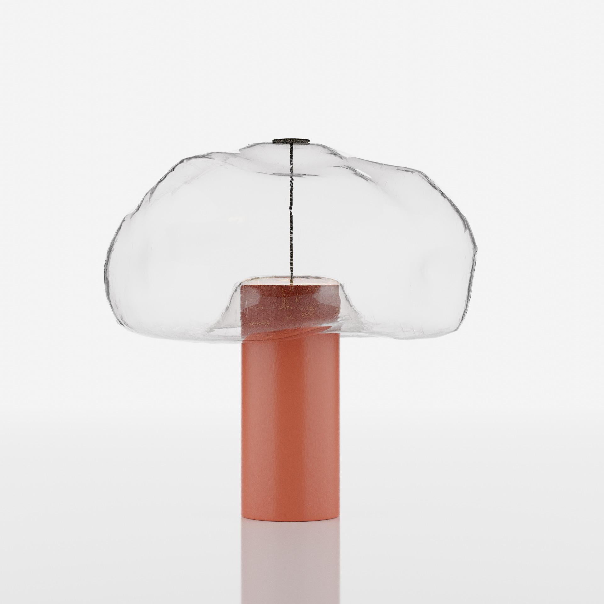 Modern Murano glass LED modern table lamp For Sale