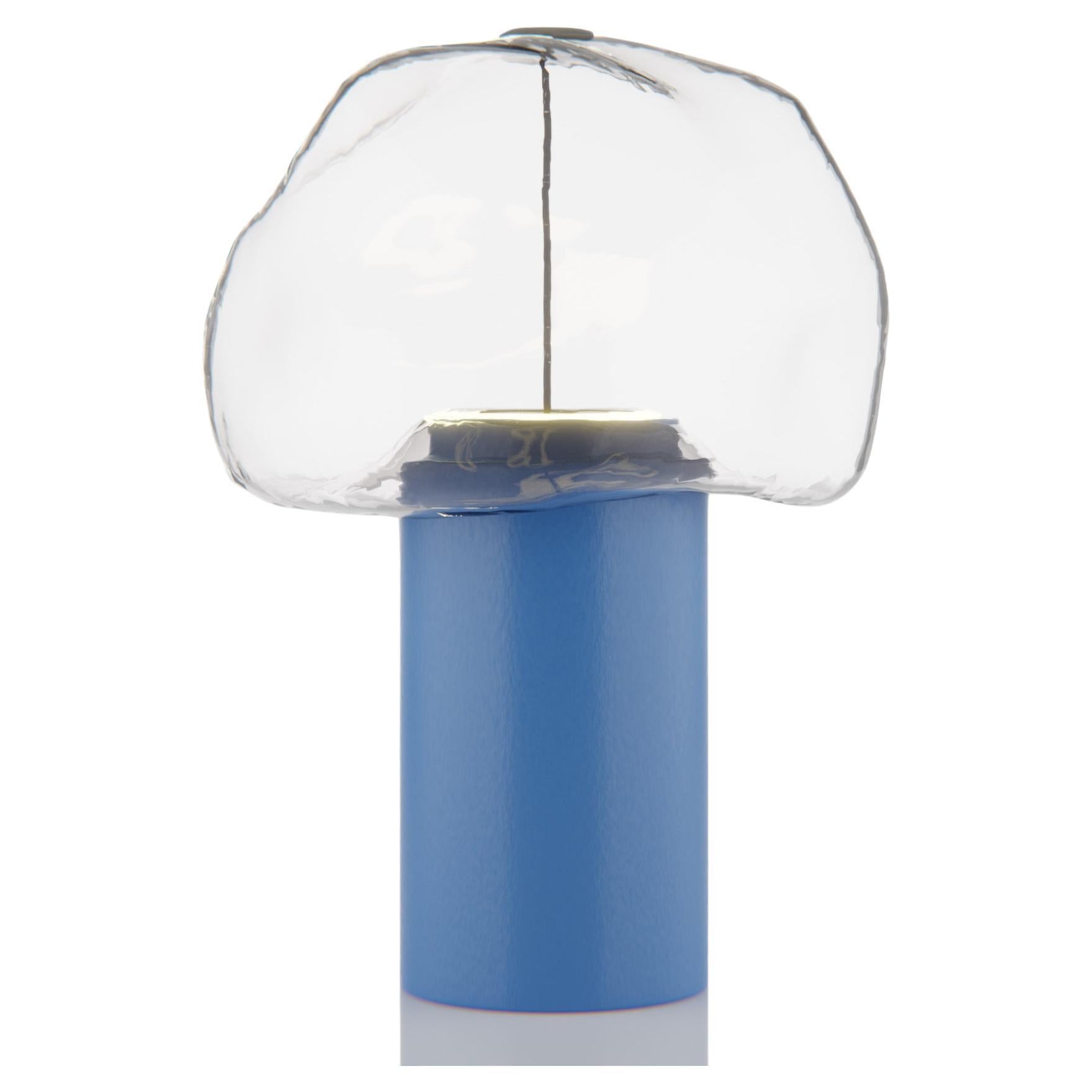 Lampe de table moderne LED en verre de Murano