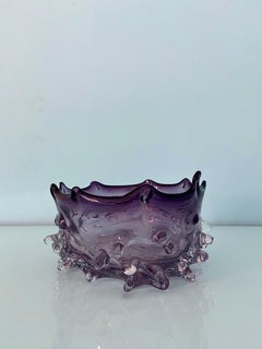 Murano Glass "Lenti" Bowl Designed by Ercole Barovier for Barovier & Toso, 1940s