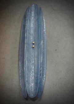 Murano Glass Light Blue Color Italian Wall Light and Sconces, 2000