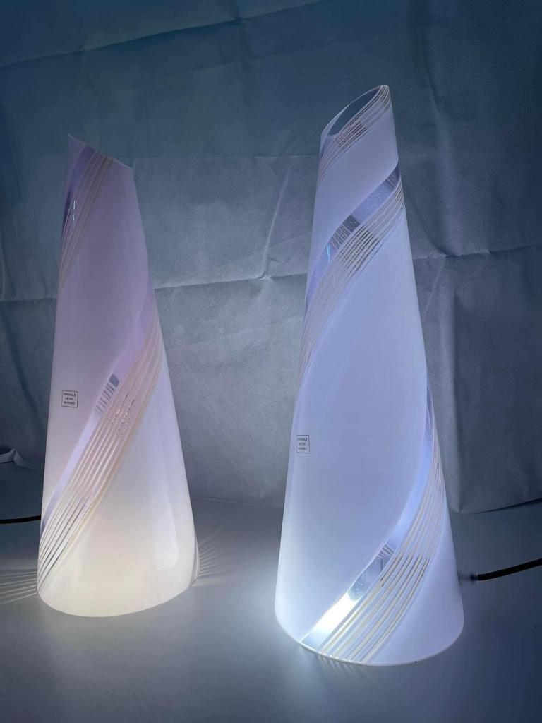 Late 20th Century Murano Glass Light Cones, 1970, Set of 2