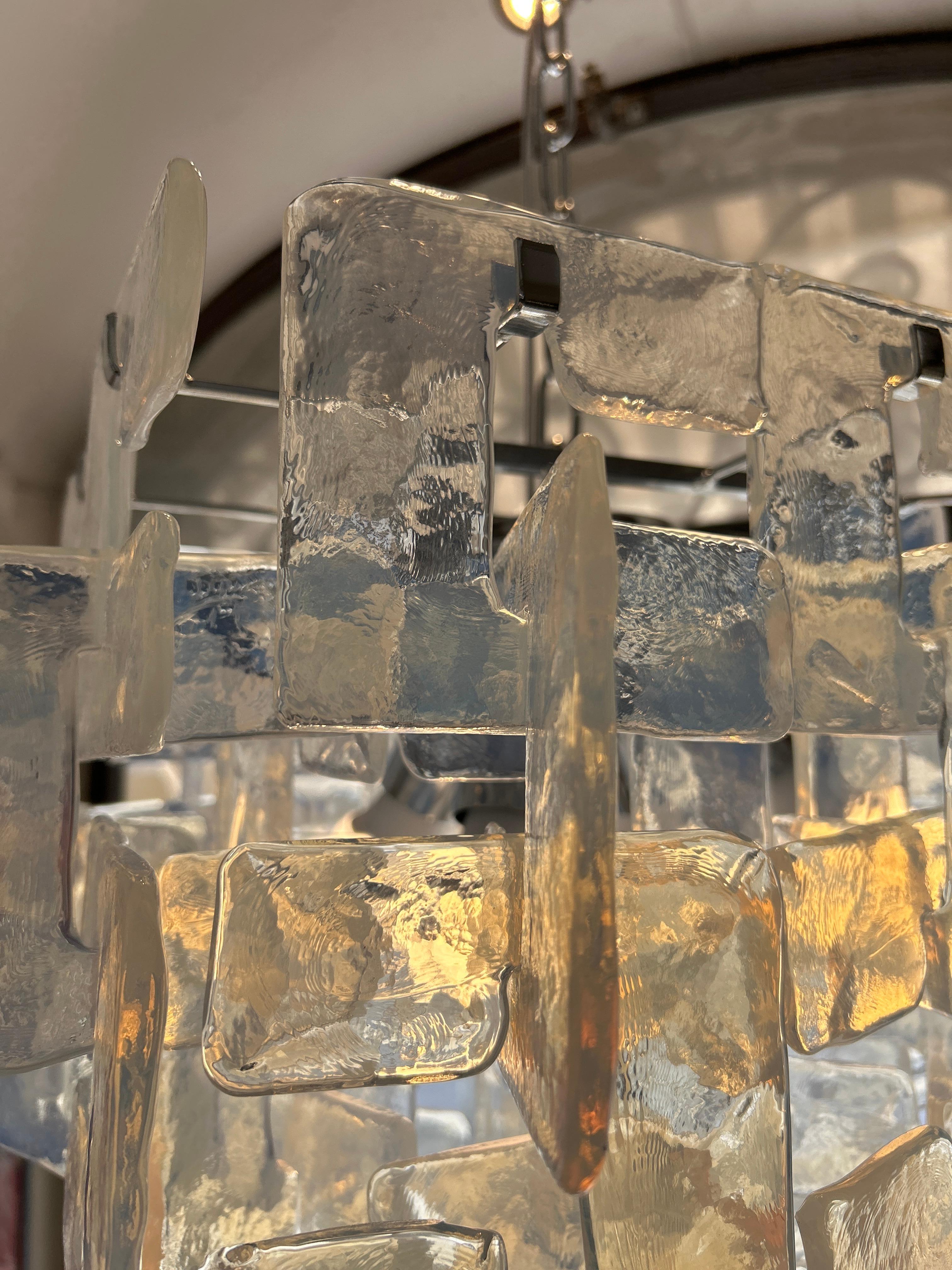 Lampada in vetro di Murano. Lo stile di Carlo Nason in vendita 3