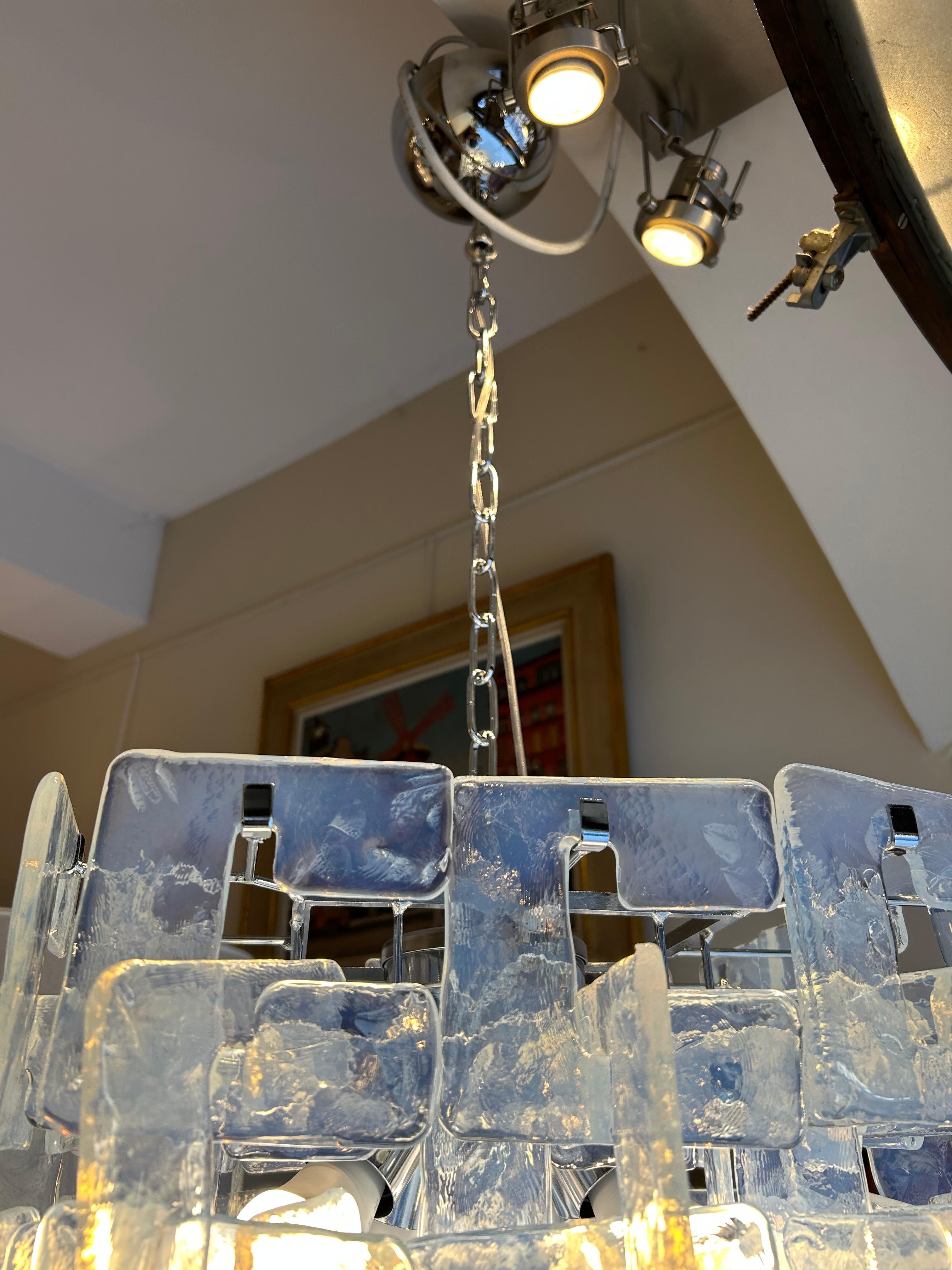 Lampada in vetro di Murano. Lo stile di Carlo Nason in vendita 1
