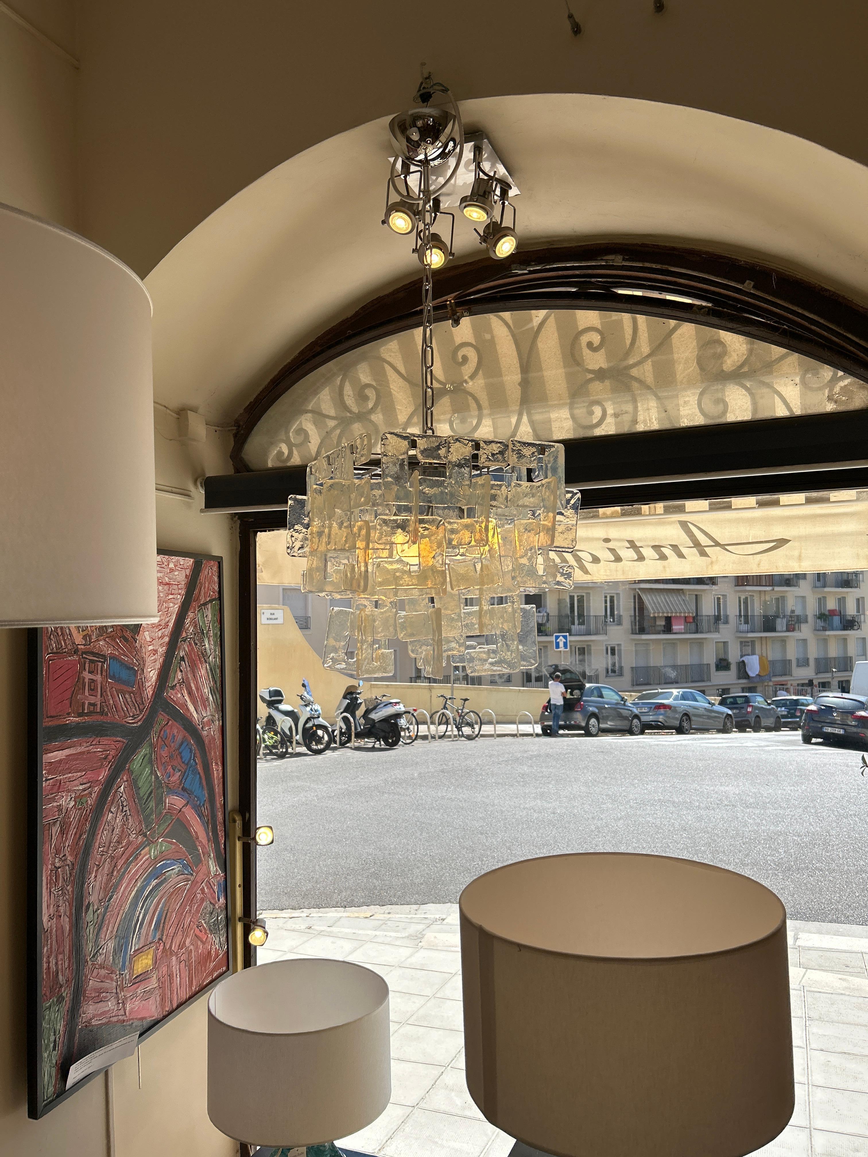 Lampada in vetro di Murano. Lo stile di Carlo Nason in vendita 2