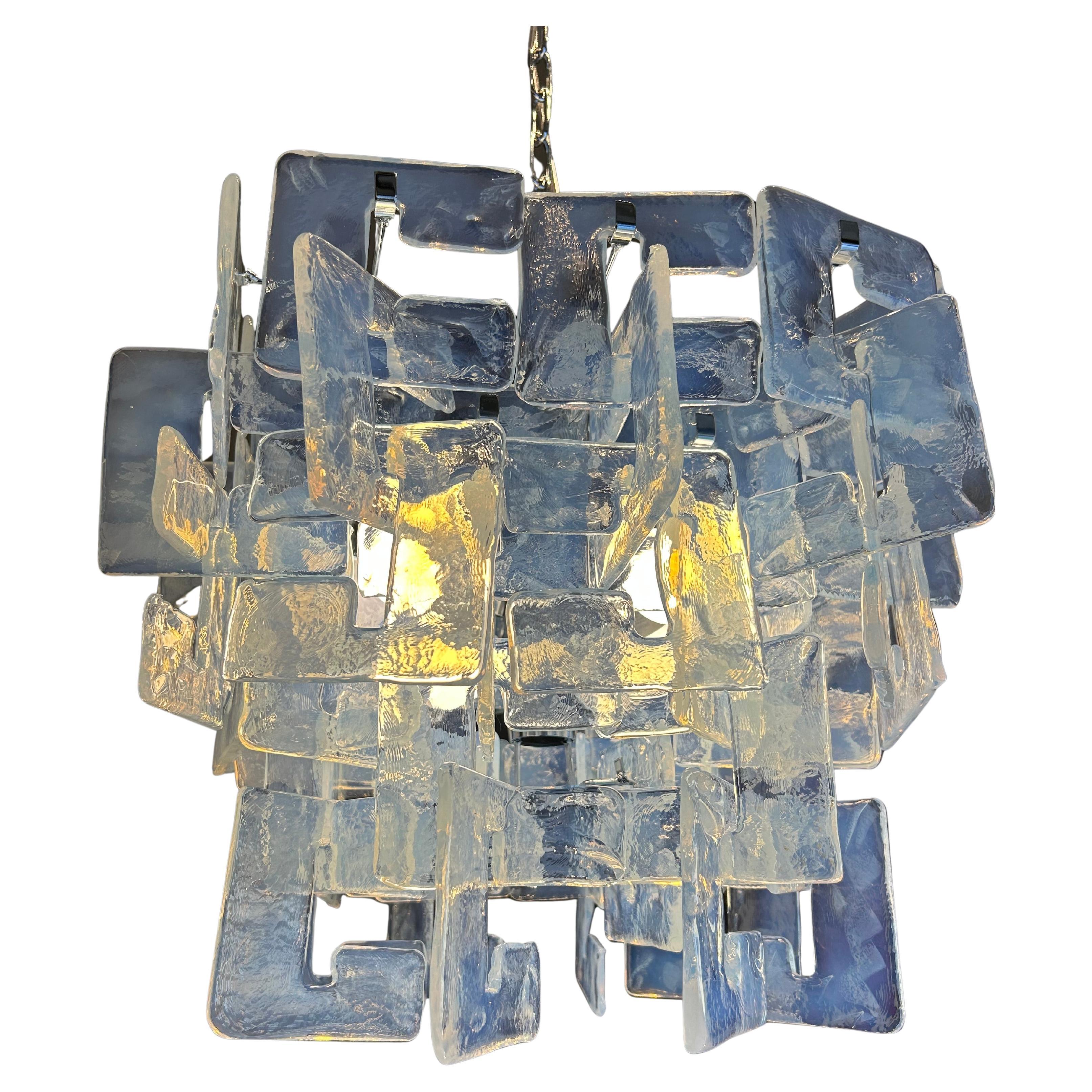 Lampada in vetro di Murano. Lo stile di Carlo Nason in vendita