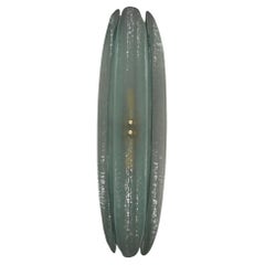 Murano Glass Light Green Color Italian Wall Light and Sconces, 2000